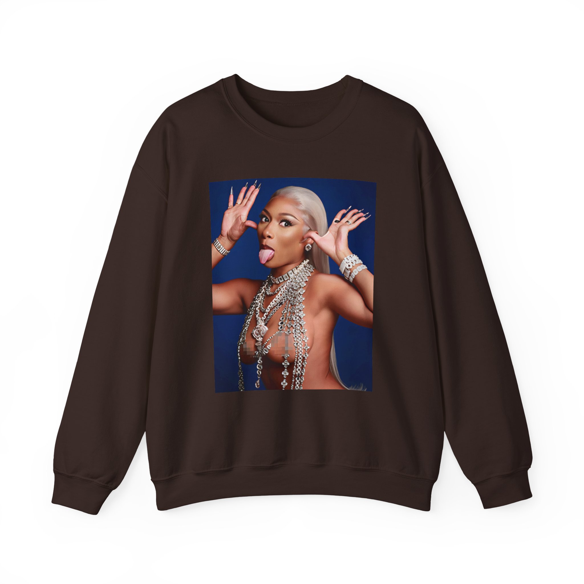 Megan Thee Stallion Hiss Tina Snow Unisex Heavy Blend™ Crewneck Sweatshirt - Image 7