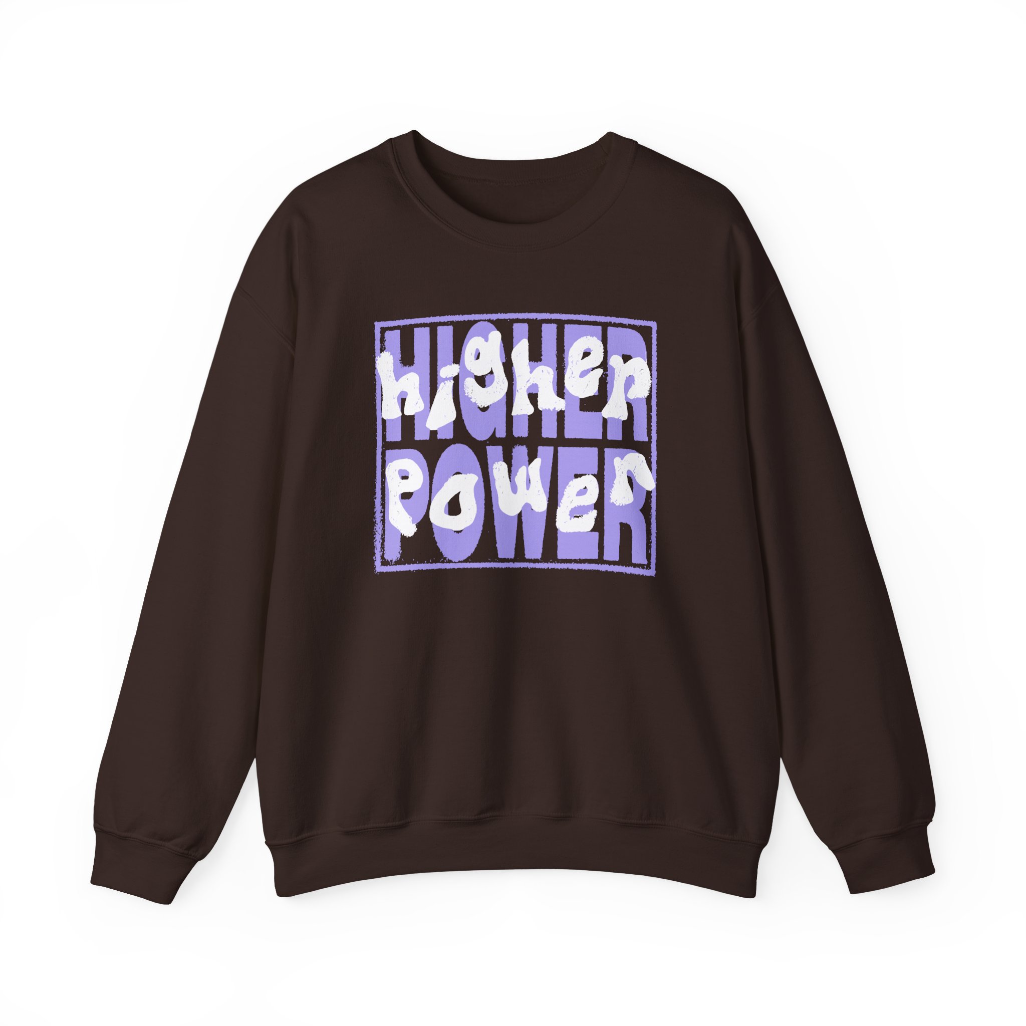 Higher Power Purple Logo Unisex Heavy Blend™ Crewneck Sweatshirt - Image 5