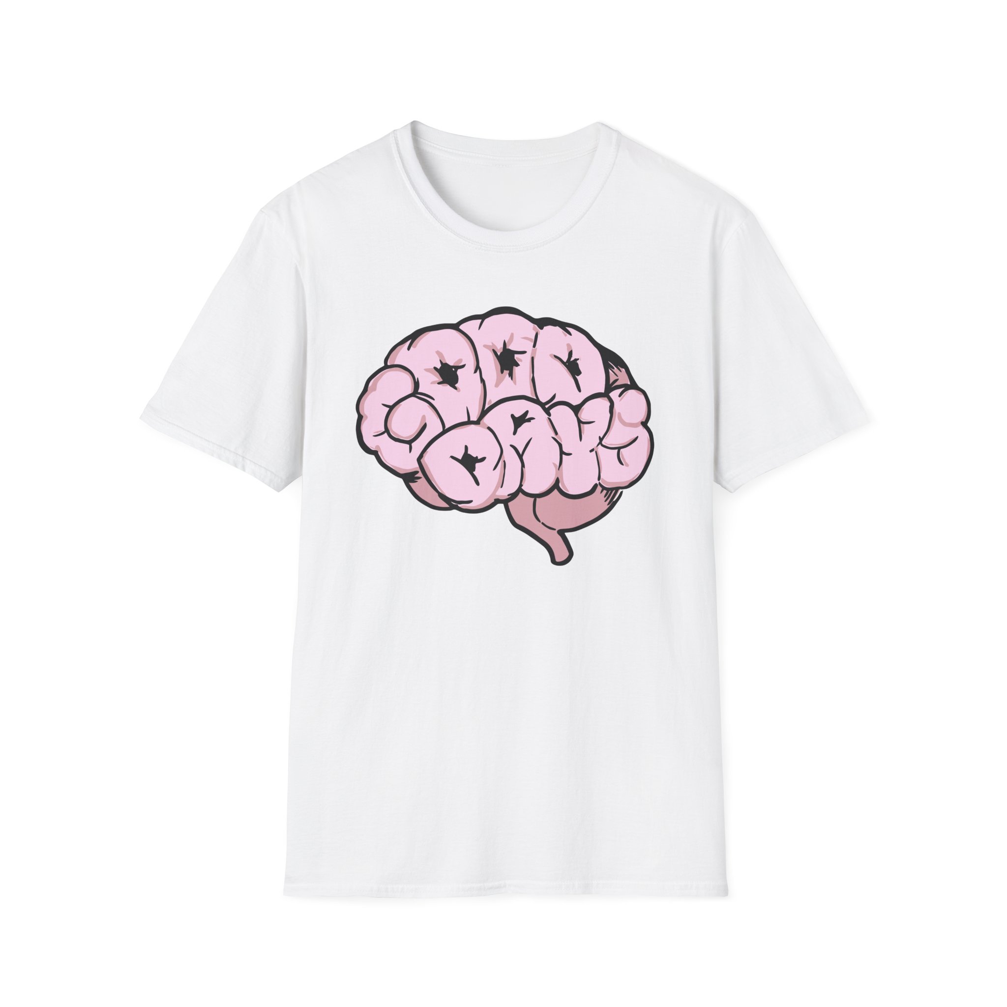 Sza Tde 2020 Good Days Brain Unisex Softstyle T-Shirt - Image 3