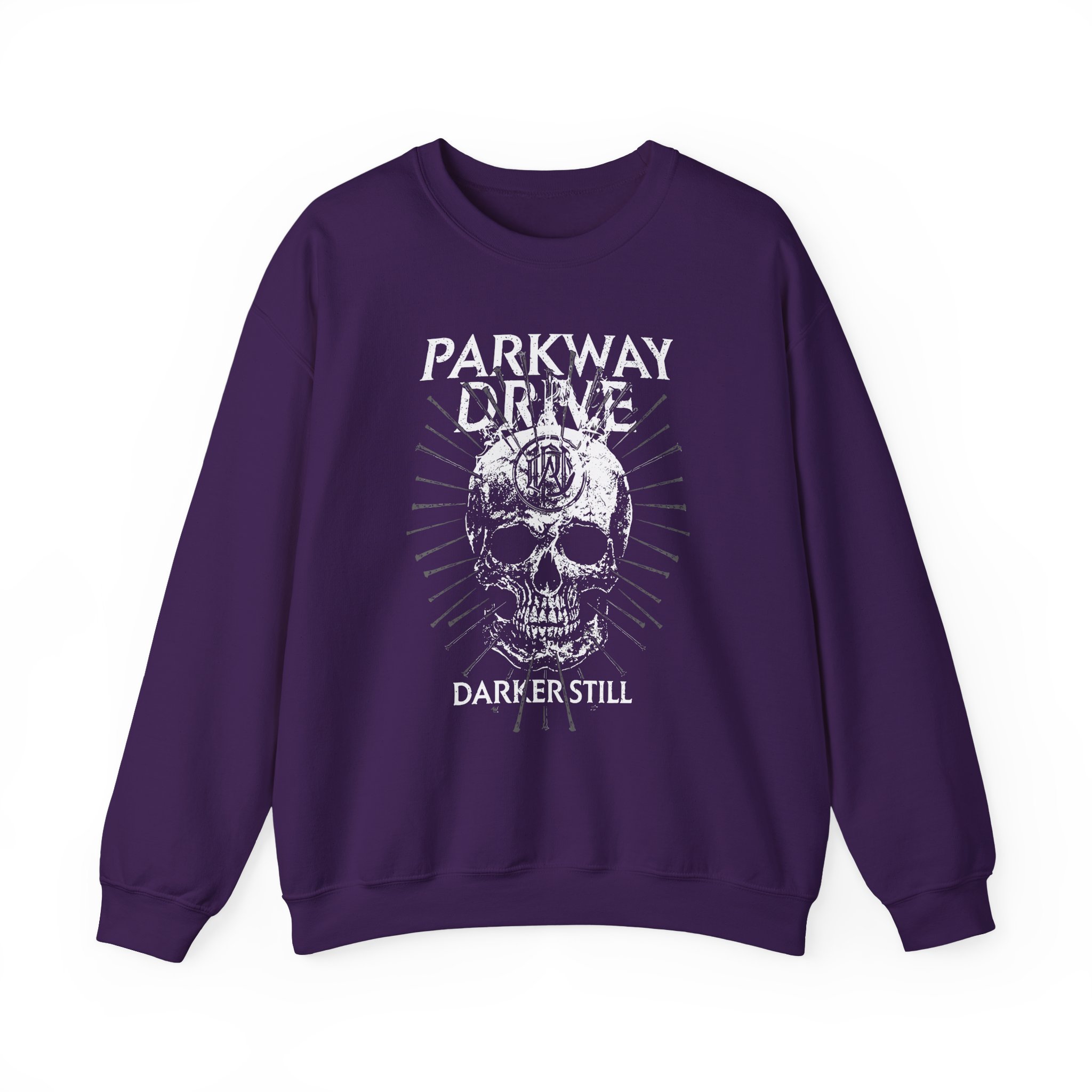 Parkway Drive Smoke Skull Unisex Heavy Blend™ Crewneck Sweatshirt - Image 15