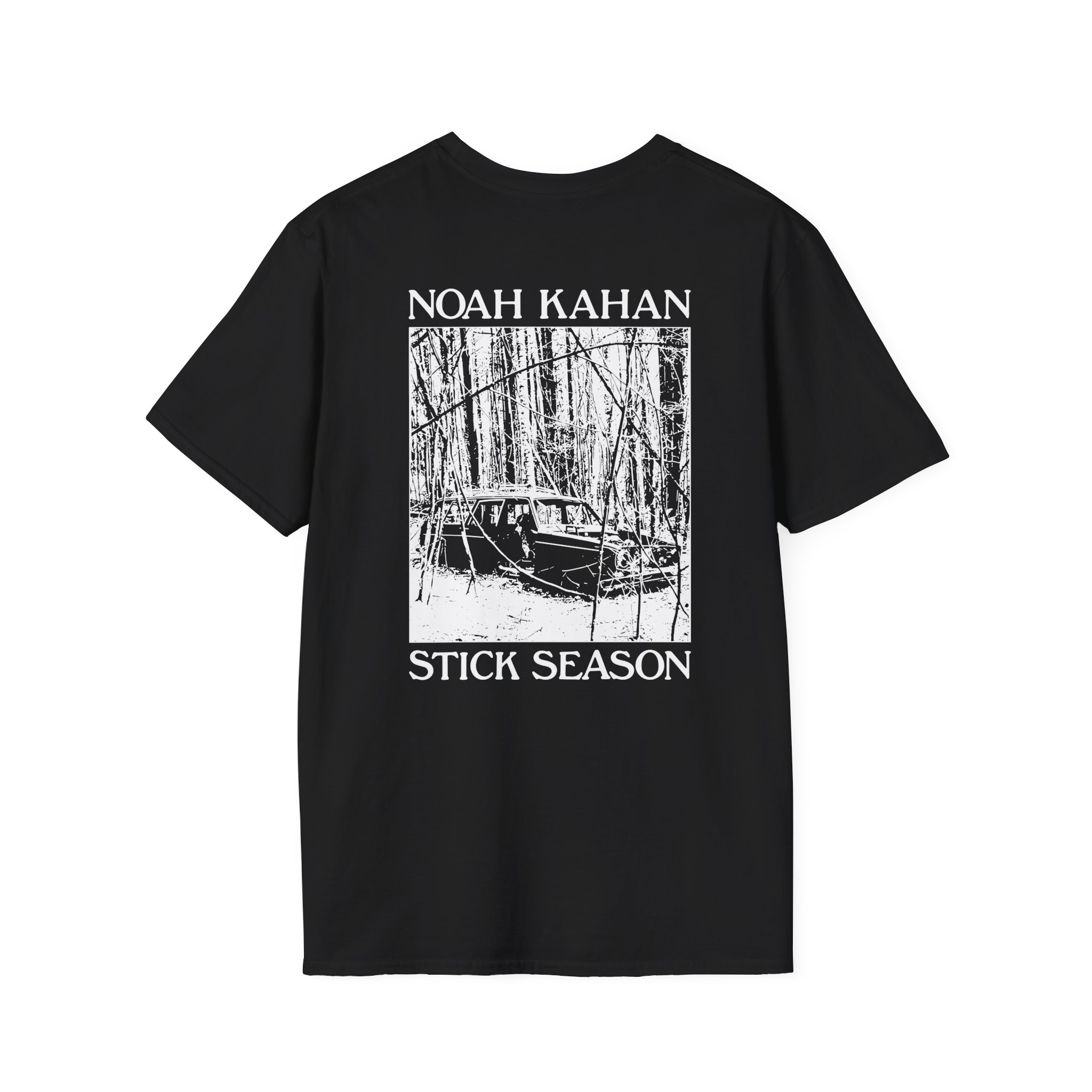 Noah Kahan Stick Season Blue Spruce Unisex Softstyle T-Shirt - Image 2