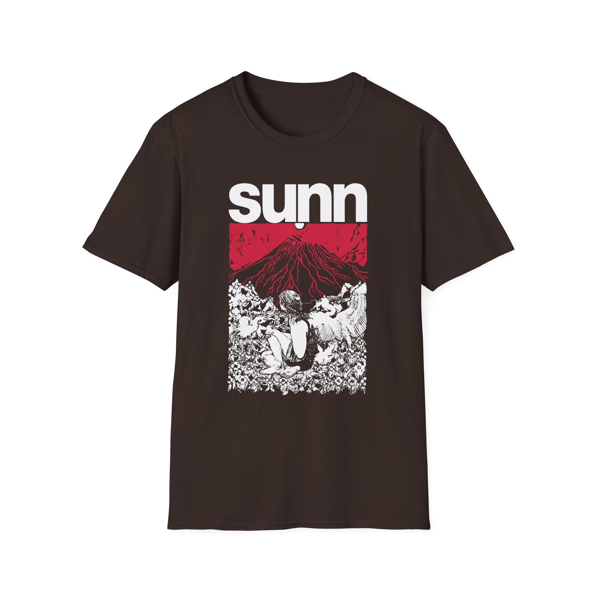 Sunn O Caroline Harrison Volcano Unisex Softstyle T-Shirt - Image 5