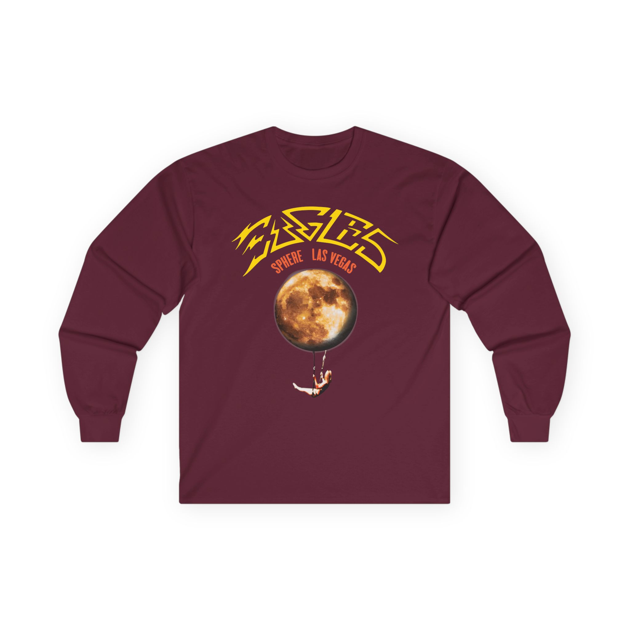 The Eagles Sphere Moon Trapeze Unisex Ultra Cotton Long Sleeve Tee - Image 3