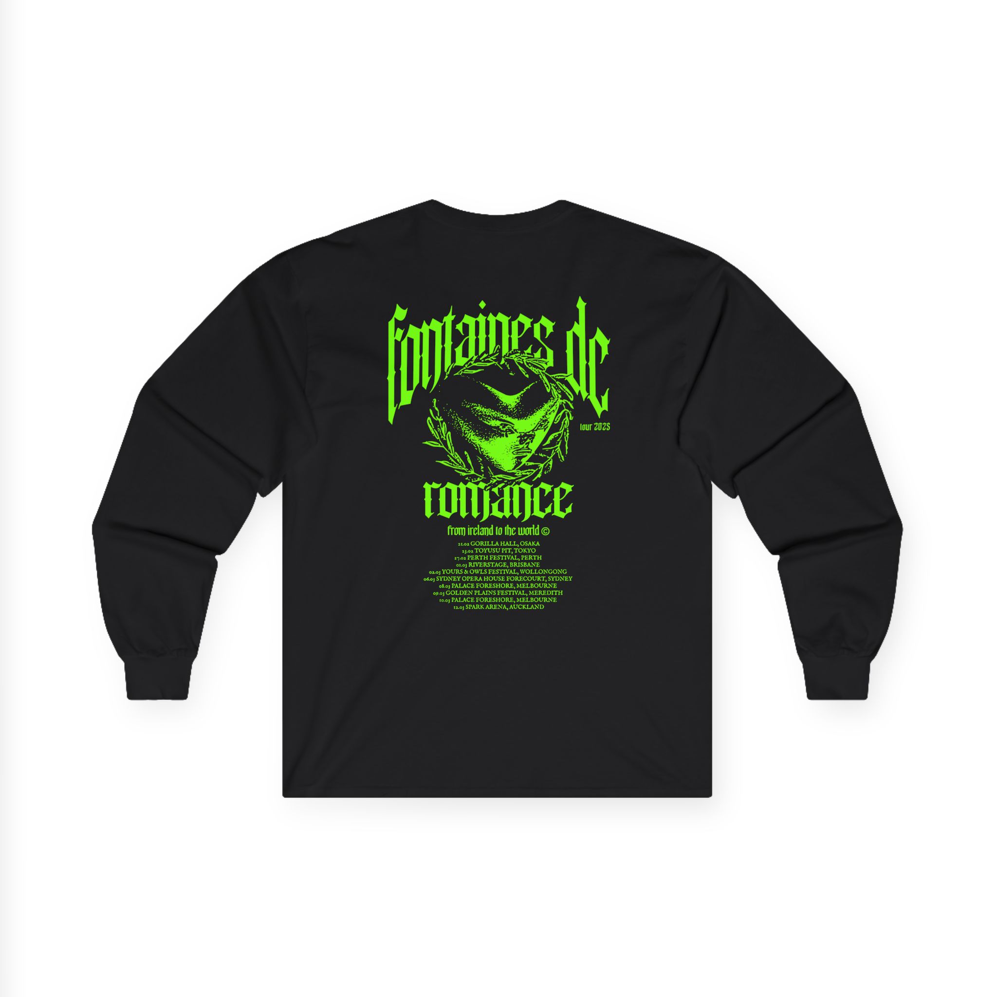 Fontaines D.C. Tour Unisex Ultra Cotton Long Sleeve Tee - Image 2