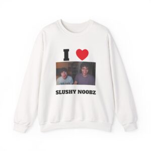 Slushy Noobz I Heart Unisex Heavy Blend™ Crewneck Sweatshirt