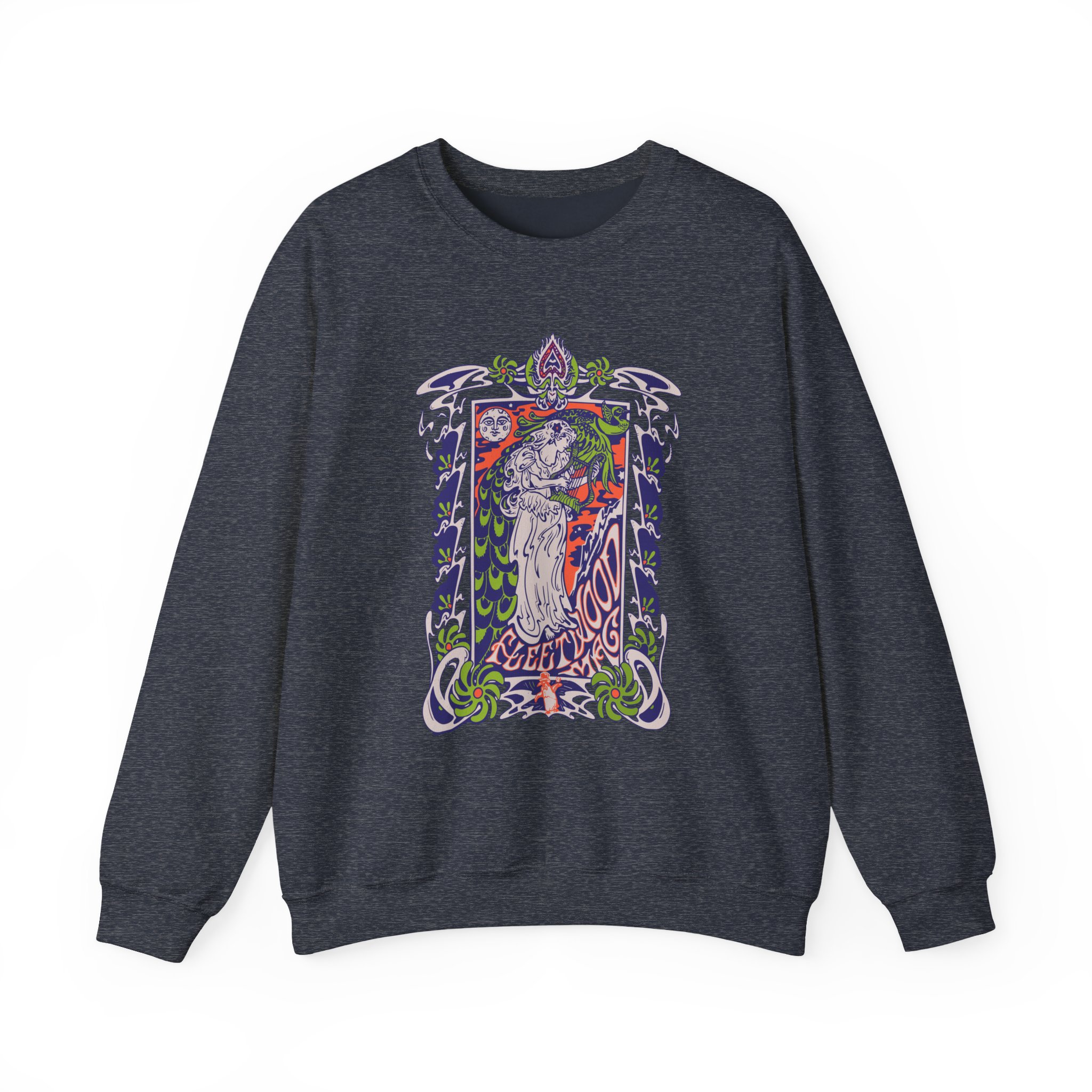 Fleetwood Mac Lady Lyre Unisex Heavy Blend™ Crewneck Sweatshirt - Image 11