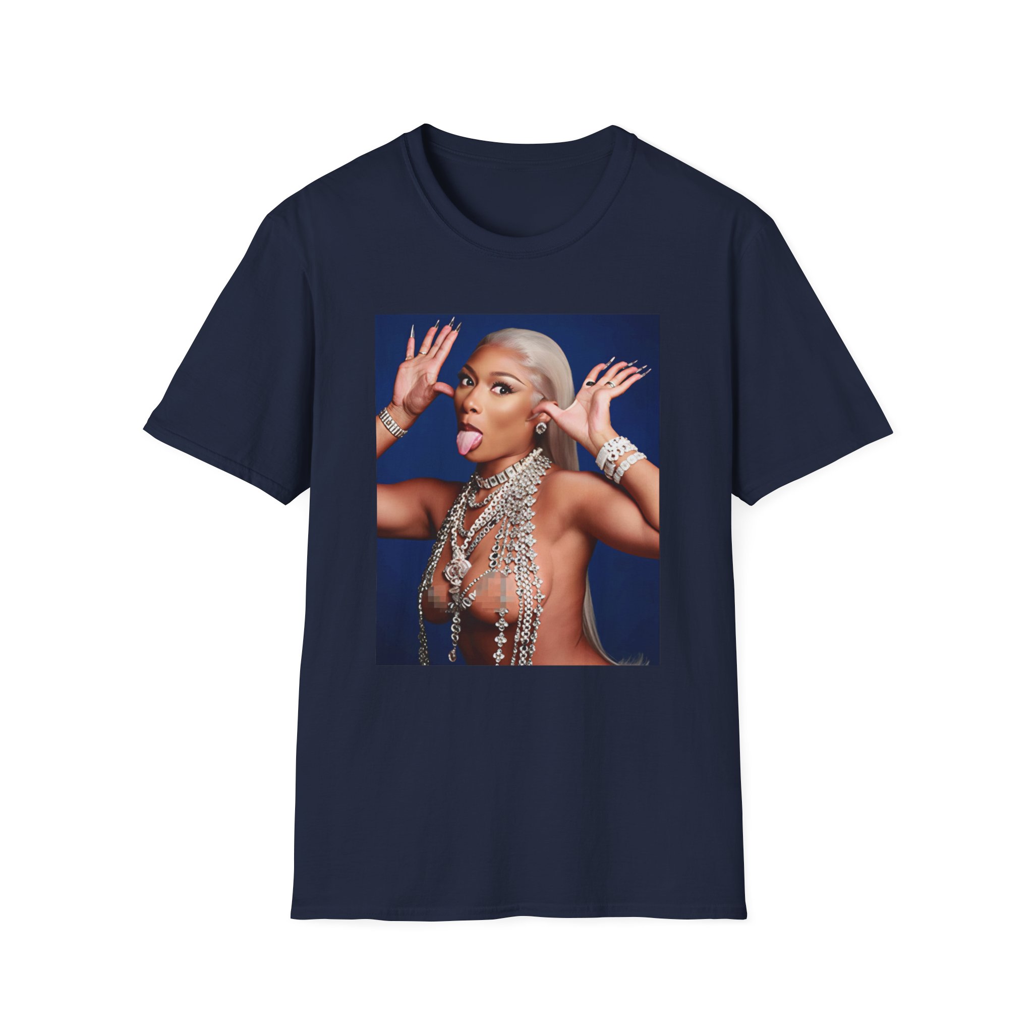 Megan Thee Stallion Hiss Tina Snow Unisex Softstyle T-Shirt - Image 17