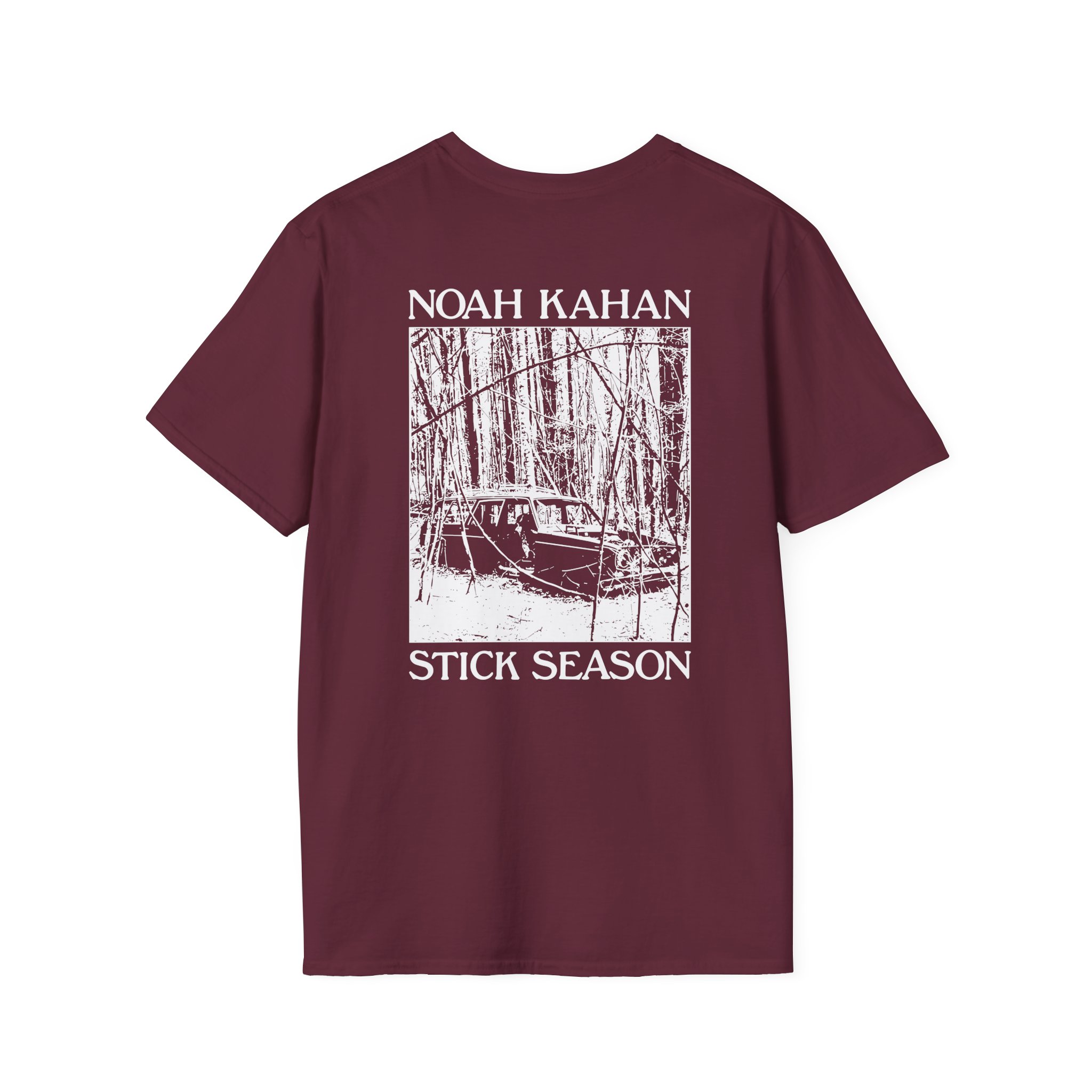 Noah Kahan Stick Season Blue Spruce Unisex Softstyle T-Shirt - Image 4