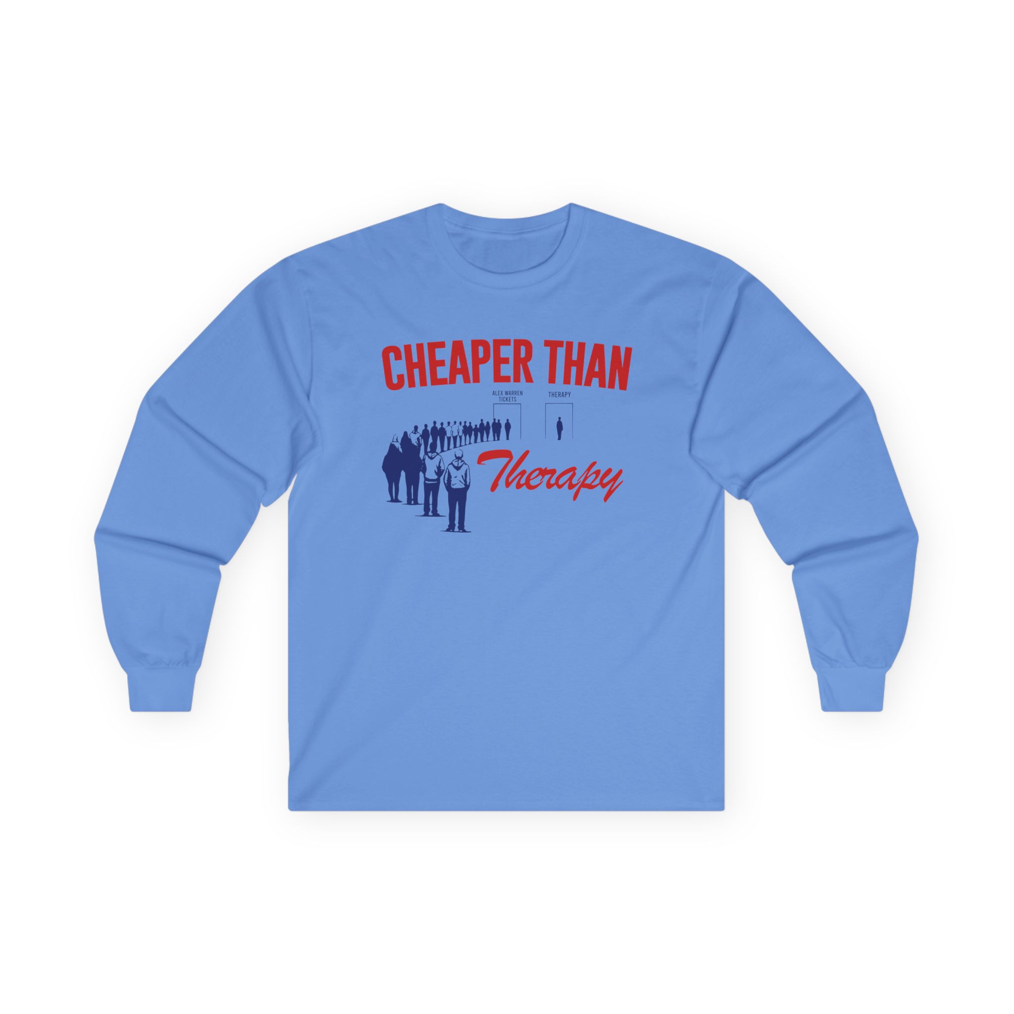 Alex Warren Cheaper Than Therapy Unisex Ultra Cotton Long Sleeve Tee - Image 9