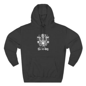 Will Wood Host Skull Three-Panel Fleece Hoodie