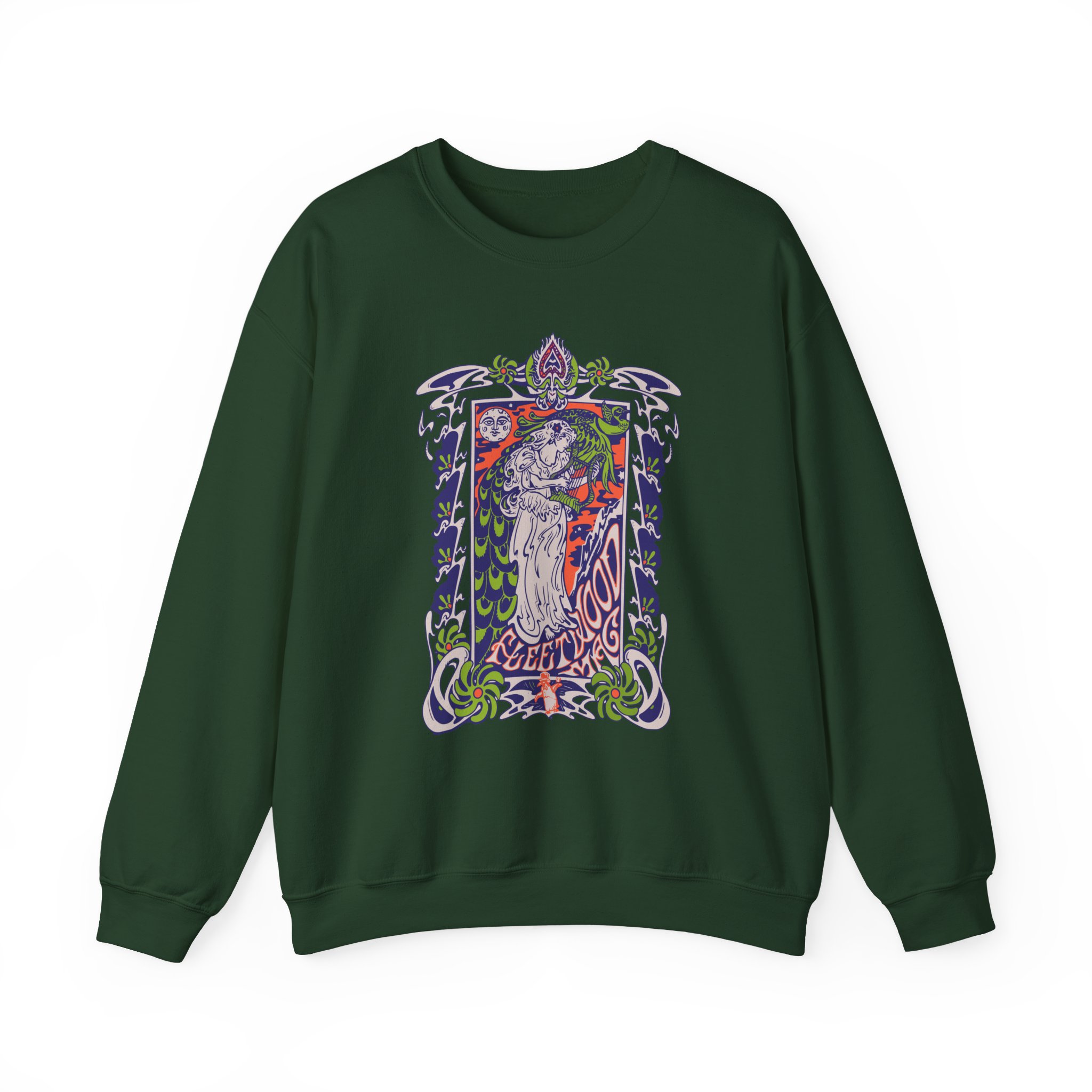 Fleetwood Mac Lady Lyre Unisex Heavy Blend™ Crewneck Sweatshirt - Image 9