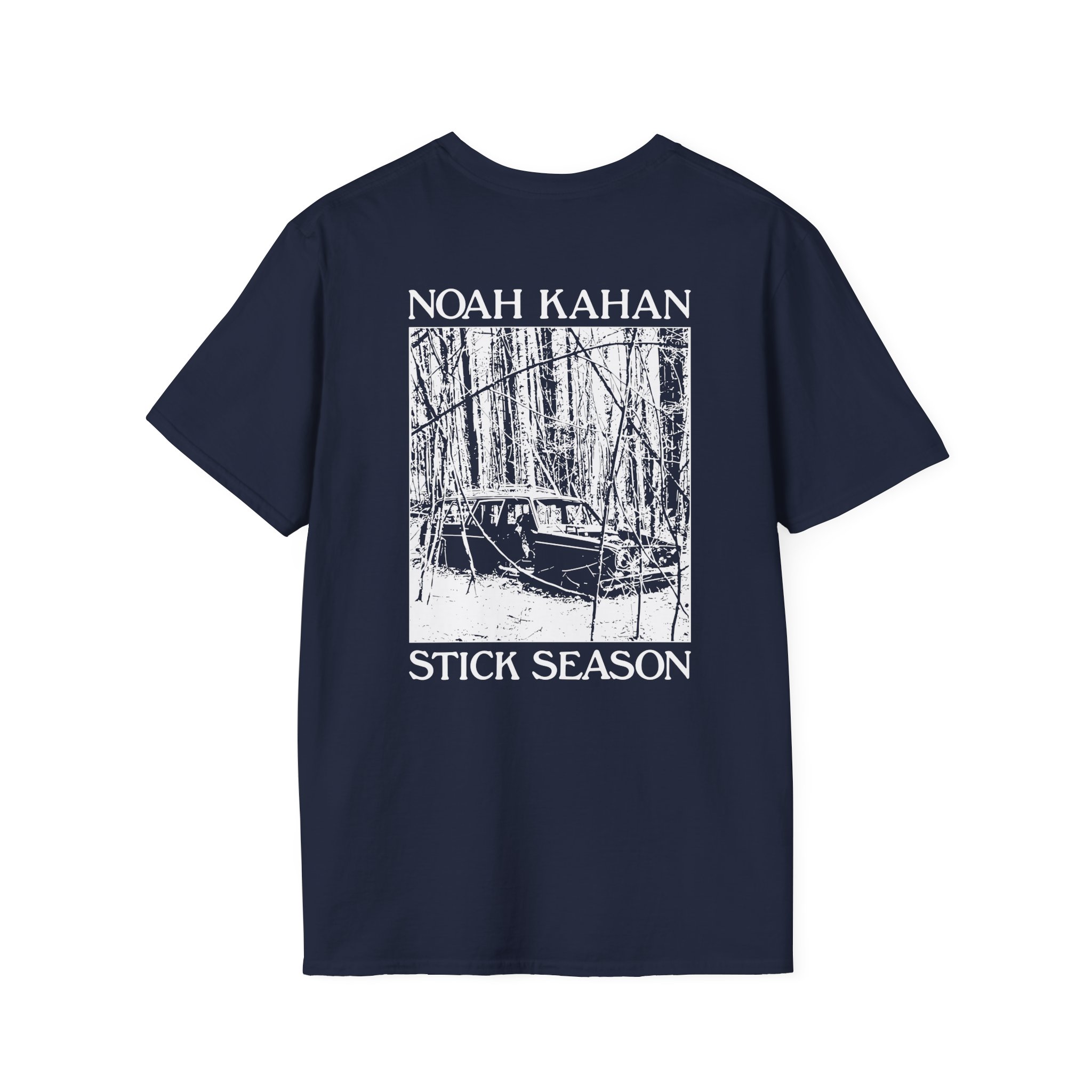 Noah Kahan Stick Season Blue Spruce Unisex Softstyle T-Shirt - Image 18