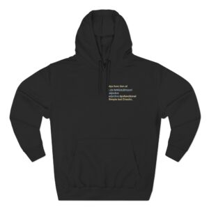Alex Warren Dysfunctional Three-Panel Fleece Hoodie