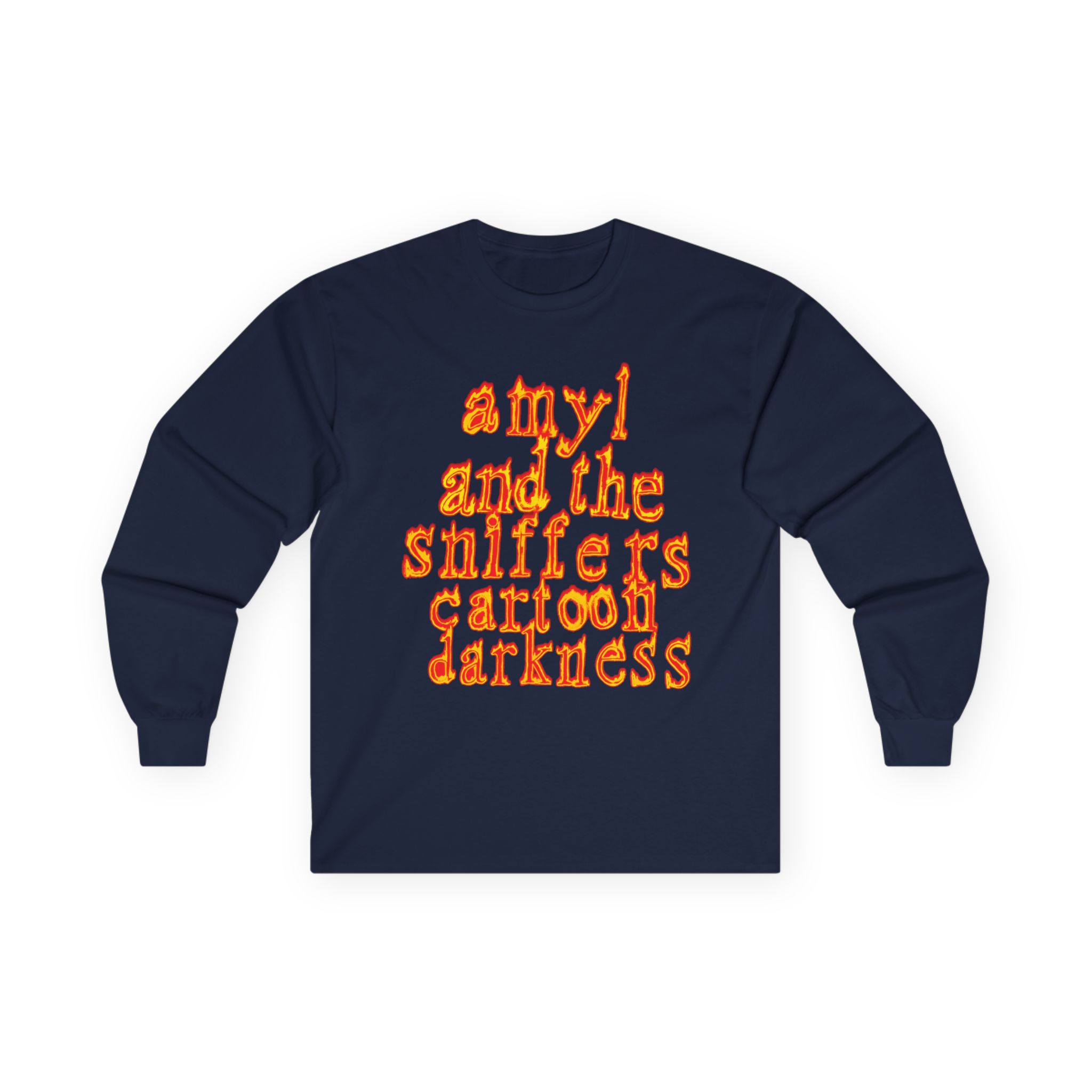Amyl and the Sniffers Cartoon Darkness Unisex Ultra Cotton Long Sleeve Tee - Image 11