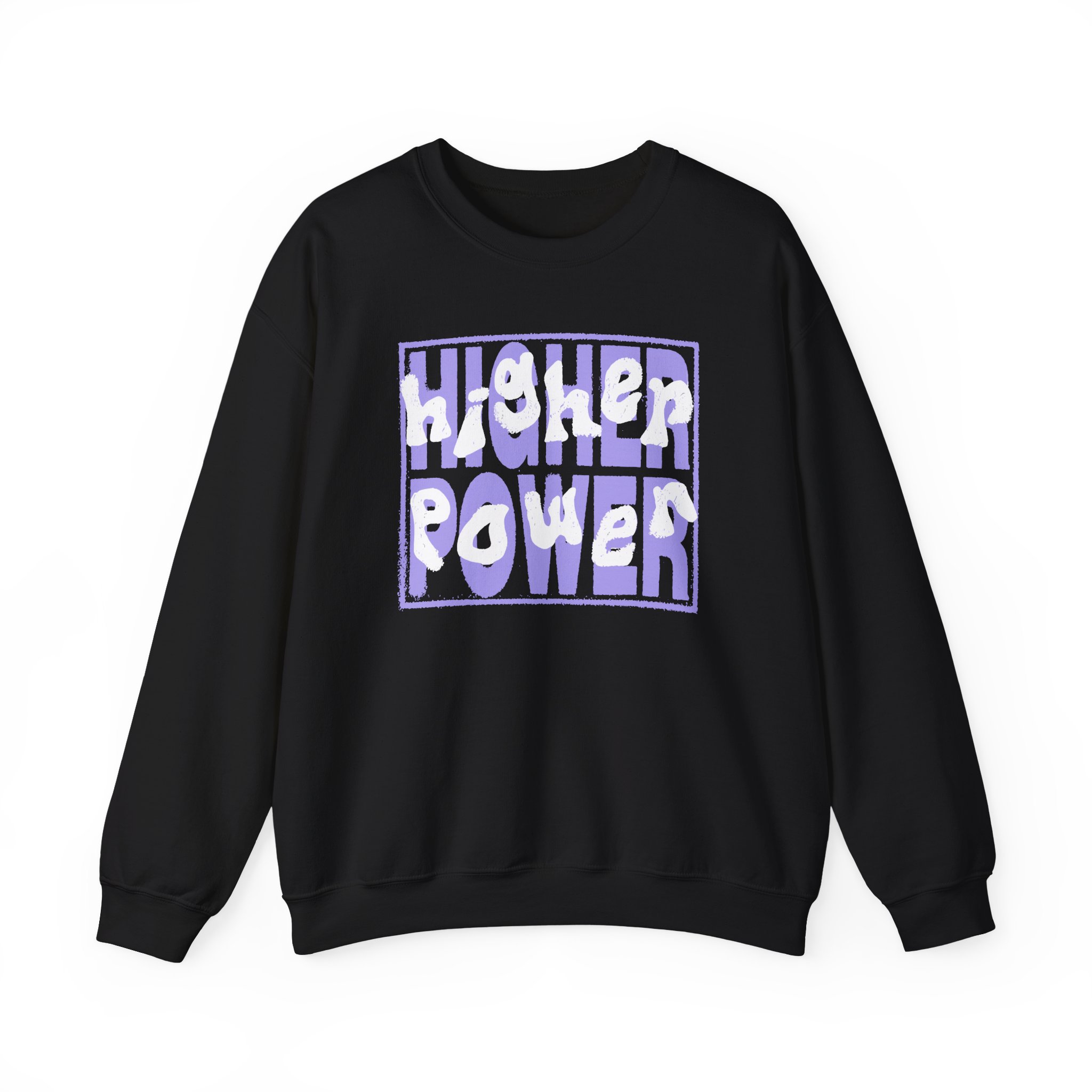 Higher Power Purple Logo Unisex Heavy Blend™ Crewneck Sweatshirt