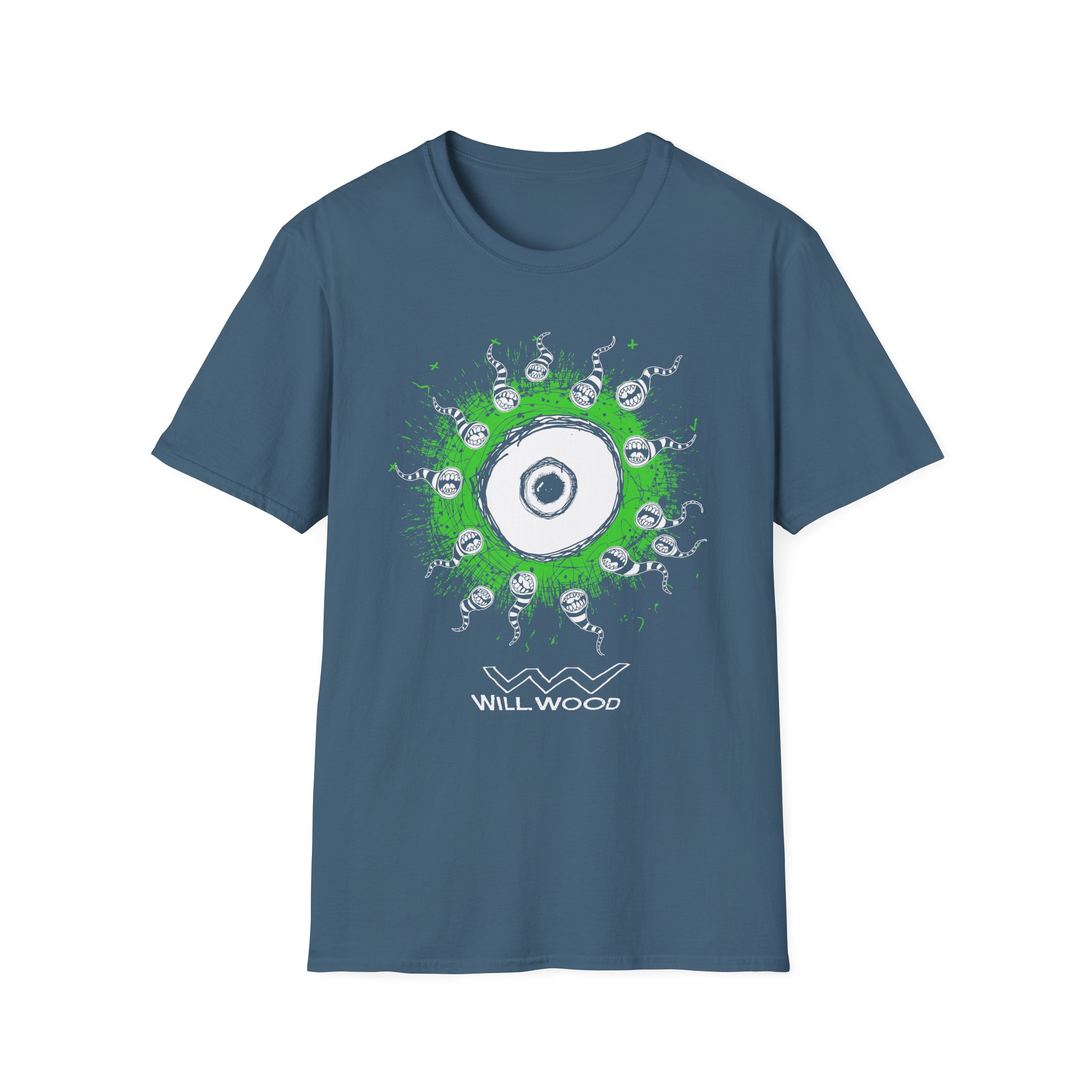 Will Wood Eye Unisex Softstyle T-Shirt - Image 9
