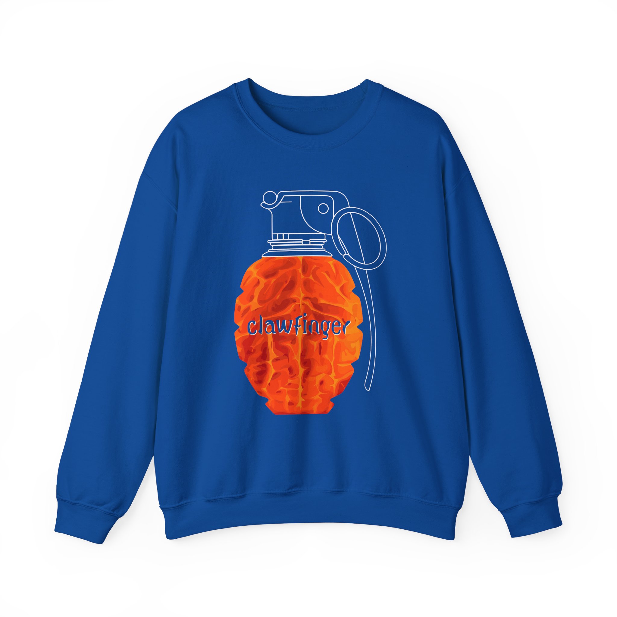 Clawfinger Use Your Brain Unisex Heavy Blend™ Crewneck Sweatshirt - Image 9