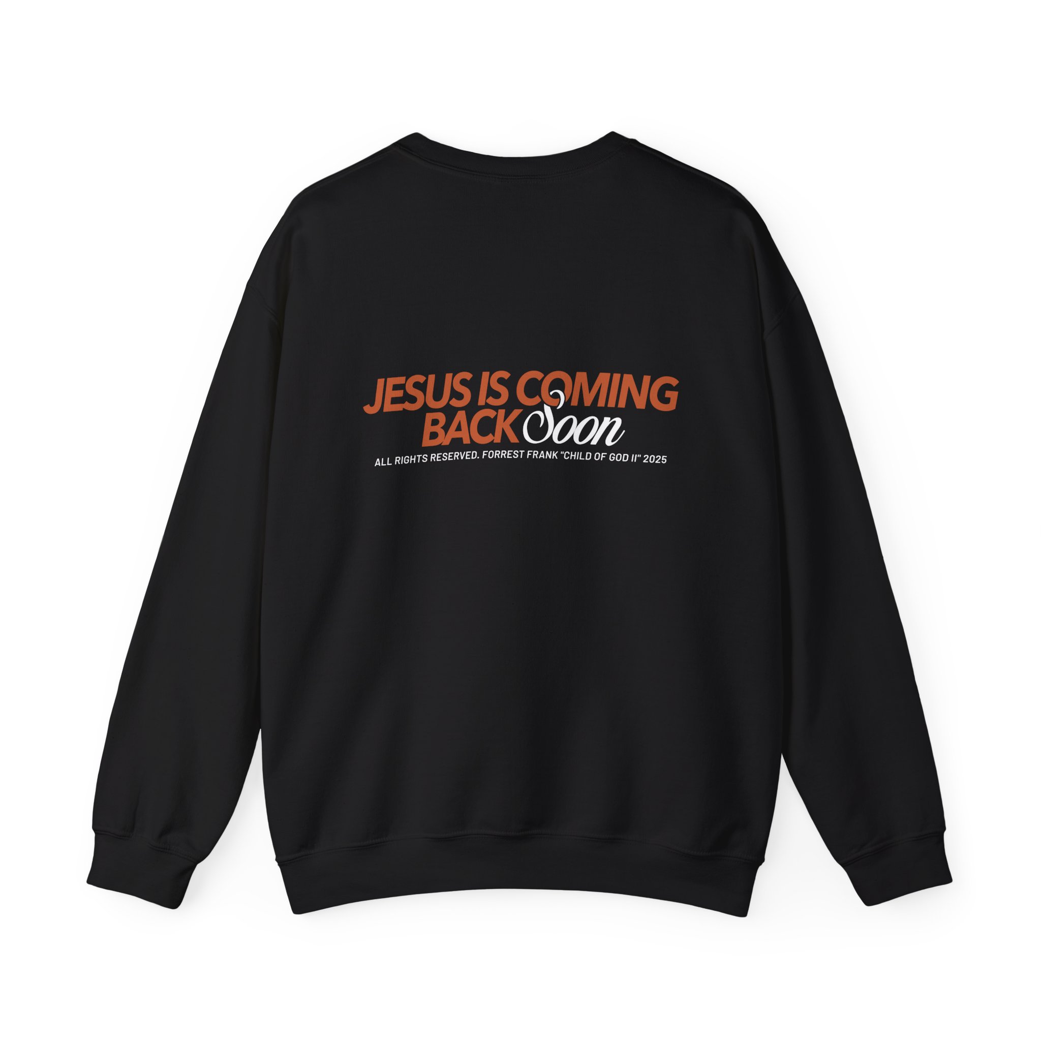 Forrest Frank Jesus is Coming Back Soon Unisex Heavy Blend™ Crewneck Sweatshirt - Image 4