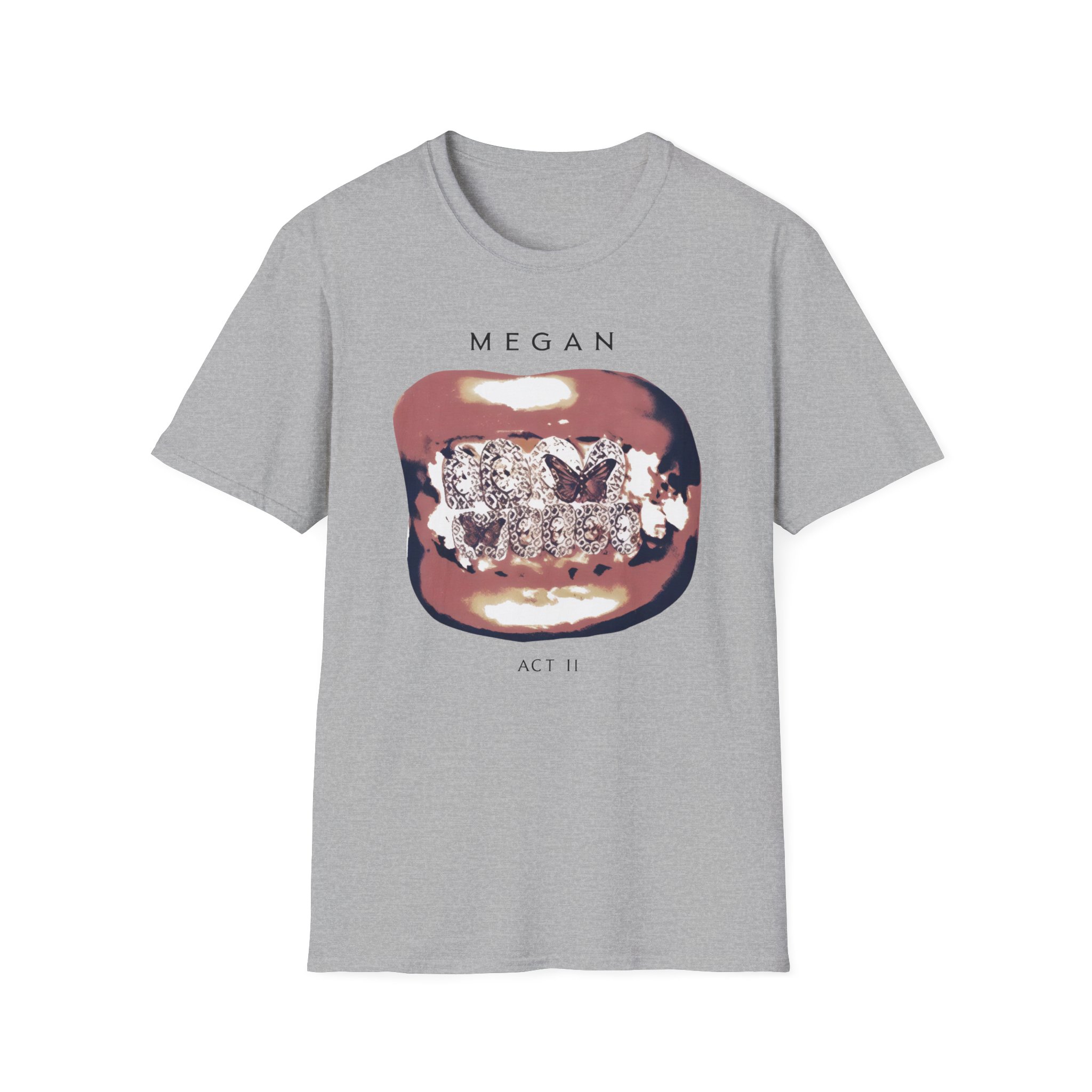 Megan Thee Stallion Act II Grillz Unisex Softstyle T-Shirt - Image 5