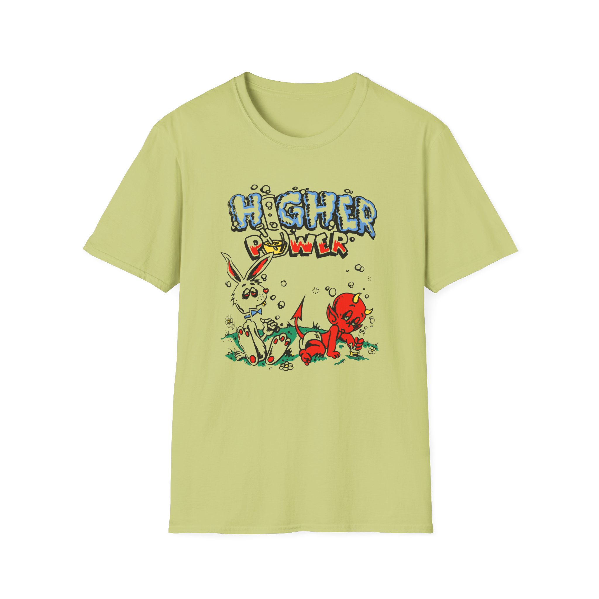 Higher Power Stoned Again Unisex Softstyle T-Shirt - Image 11