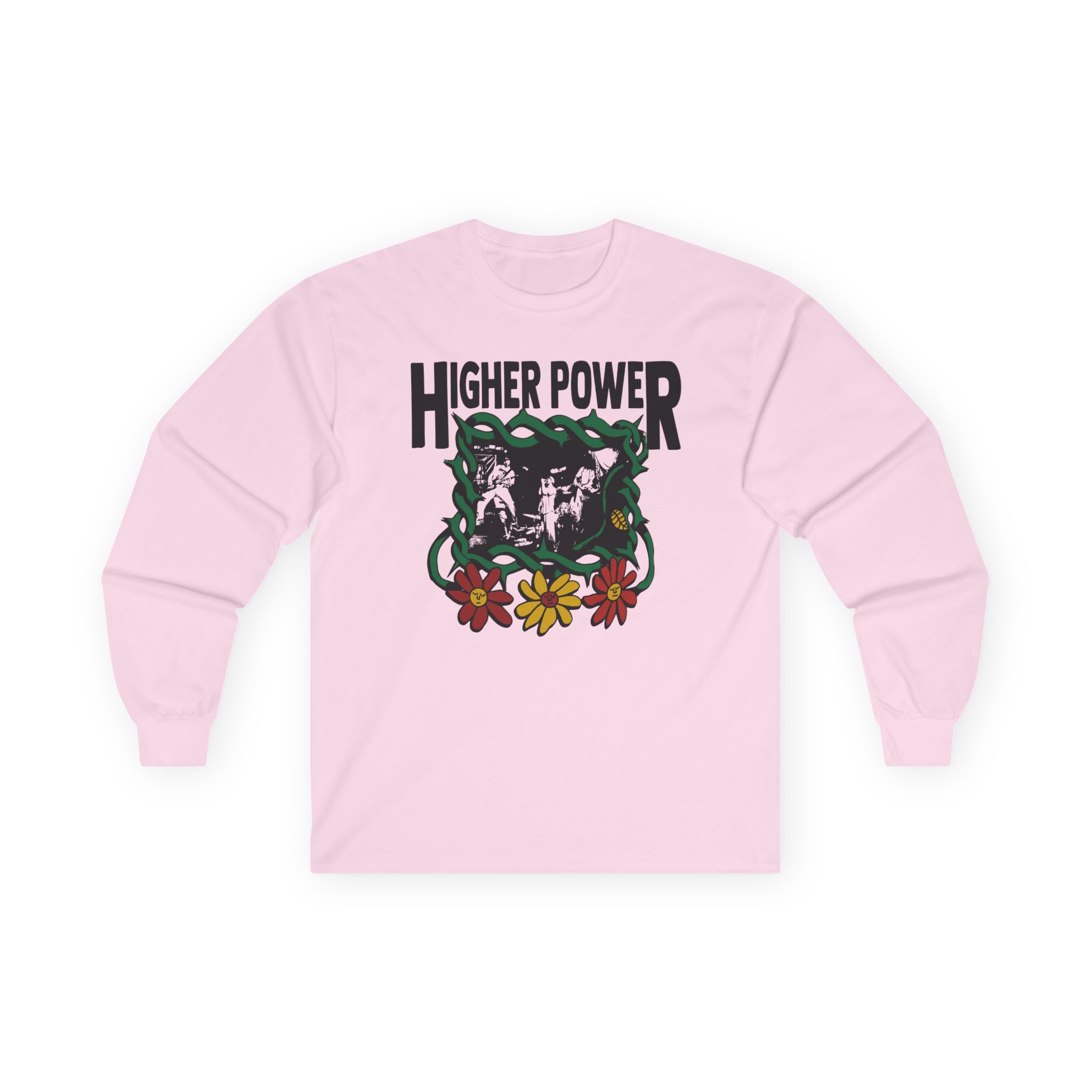 Higher Power Flowers Unisex Ultra Cotton Long Sleeve Tee - Image 11