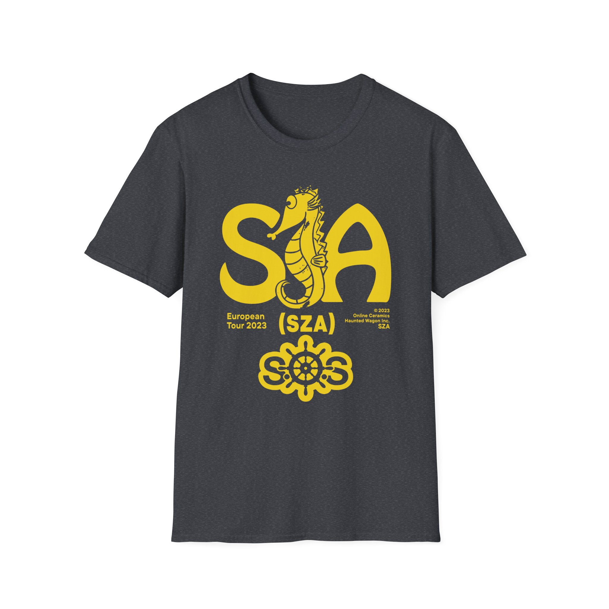 Sza Seahouse Tour Unisex Softstyle T-Shirt - Image 17
