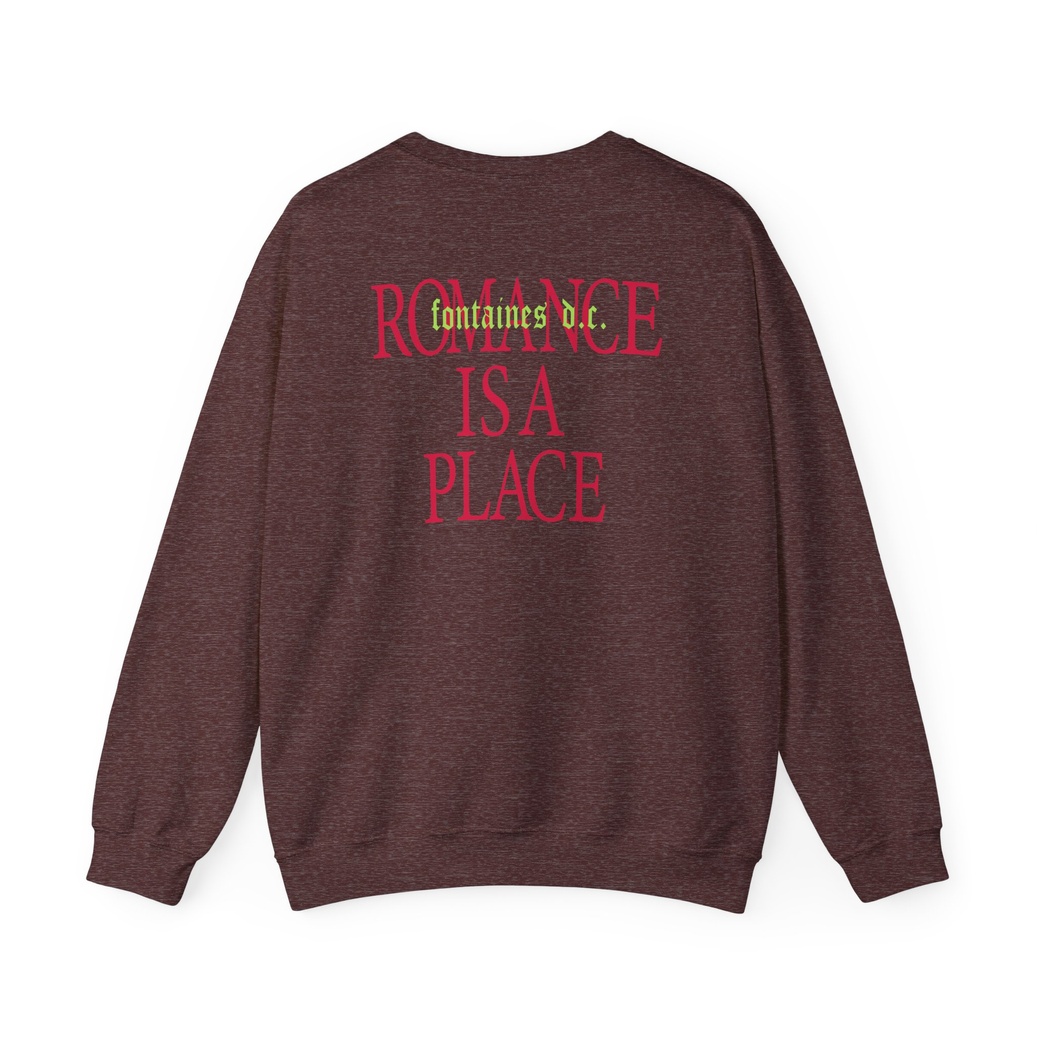 Fontaines Romance Is A Place Unisex Heavy Blend™ Crewneck Sweatshirt - Image 4
