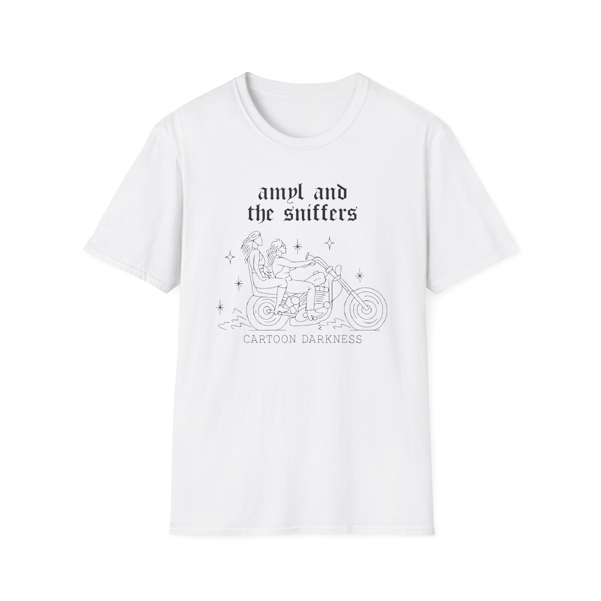 Amyl and the Sniffers Motorbike Unisex Softstyle T-Shirt