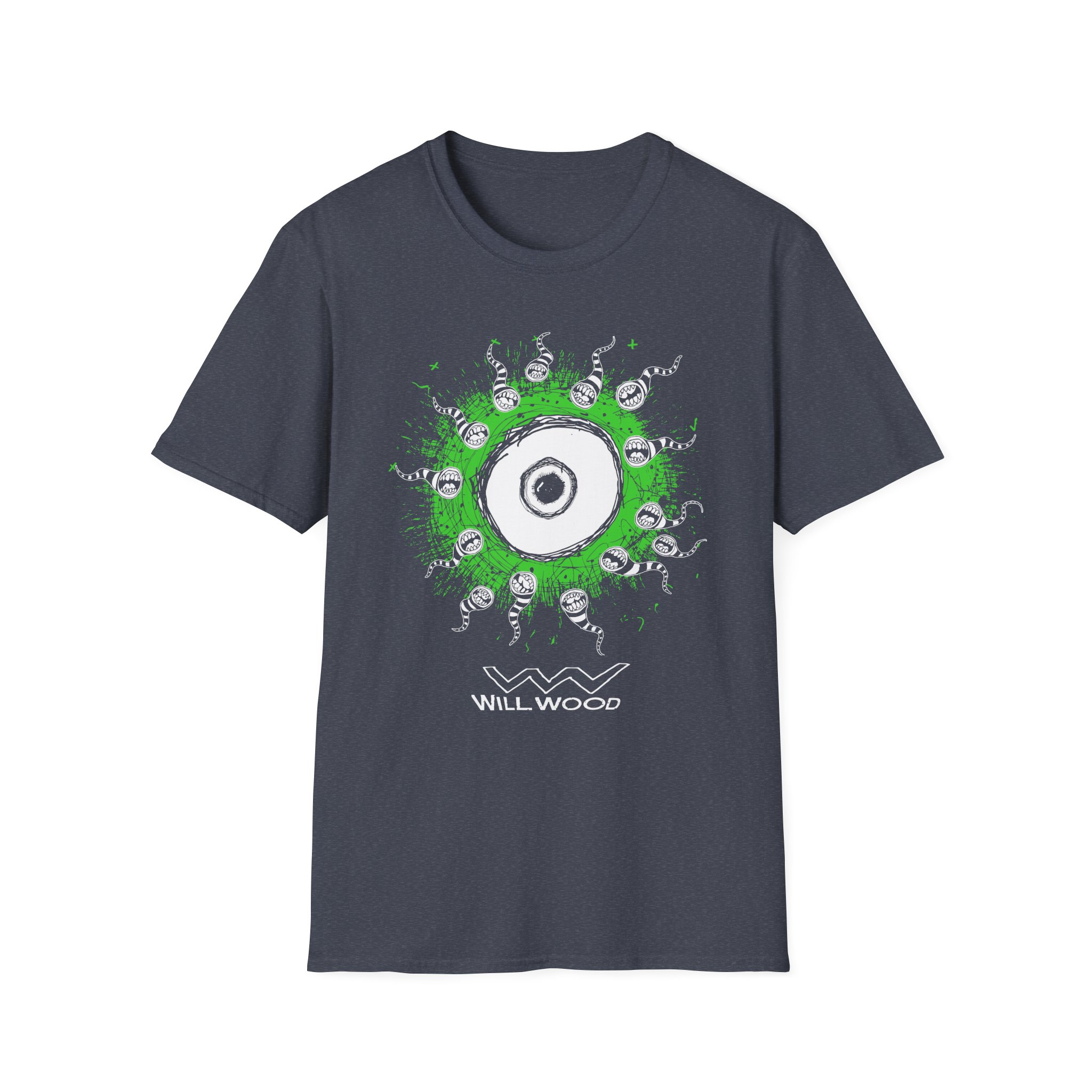 Will Wood Eye Unisex Softstyle T-Shirt - Image 21