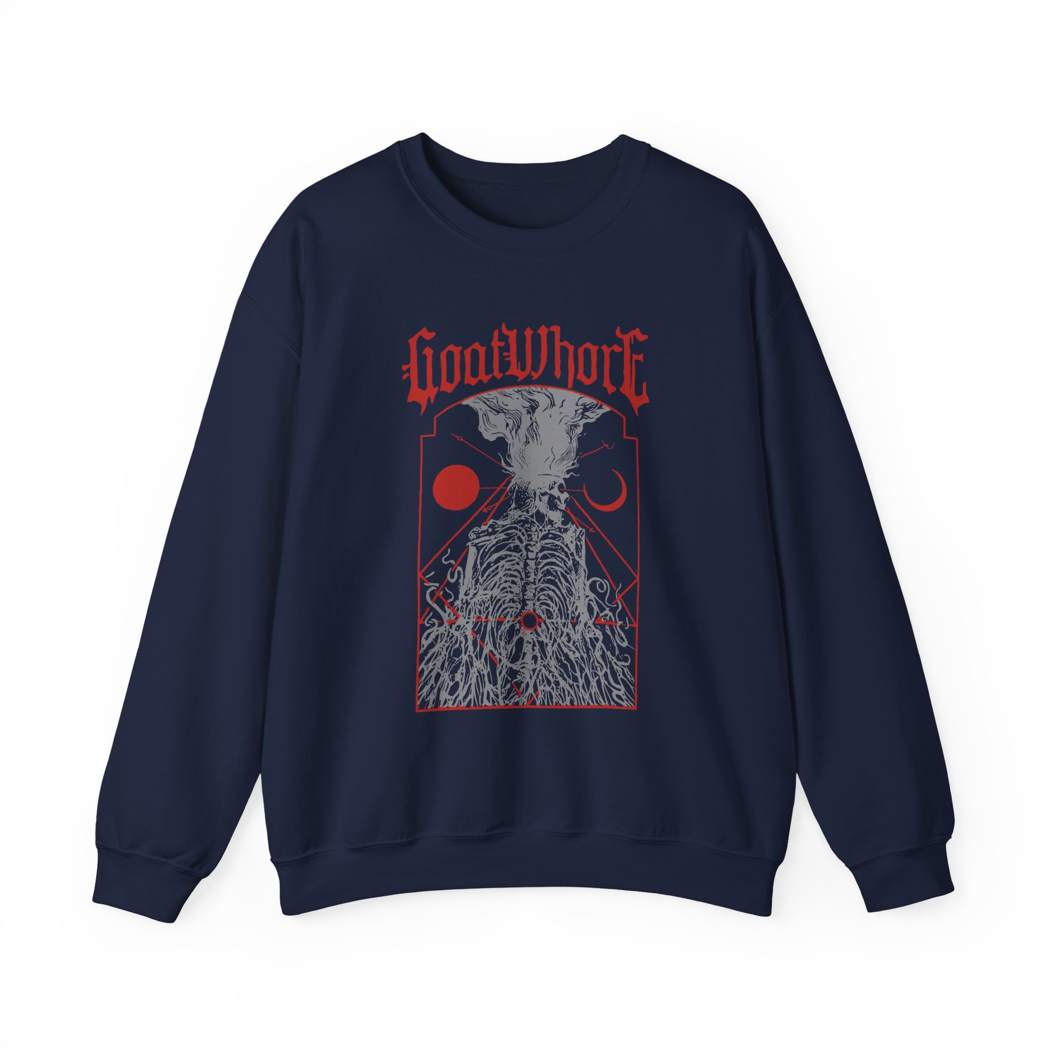 Goatwhore Red Fire Unisex Heavy Blend™ Crewneck Sweatshirt - Image 7