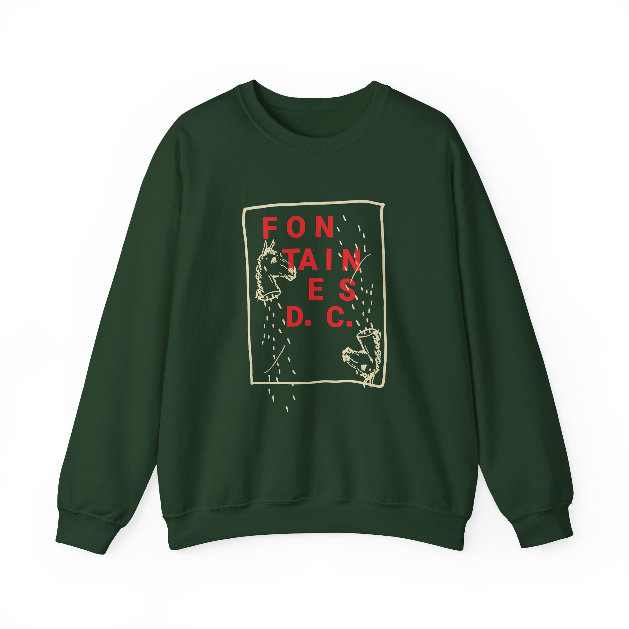 Fontaines Horse Head Unisex Heavy Blend™ Crewneck Sweatshirt - Image 7