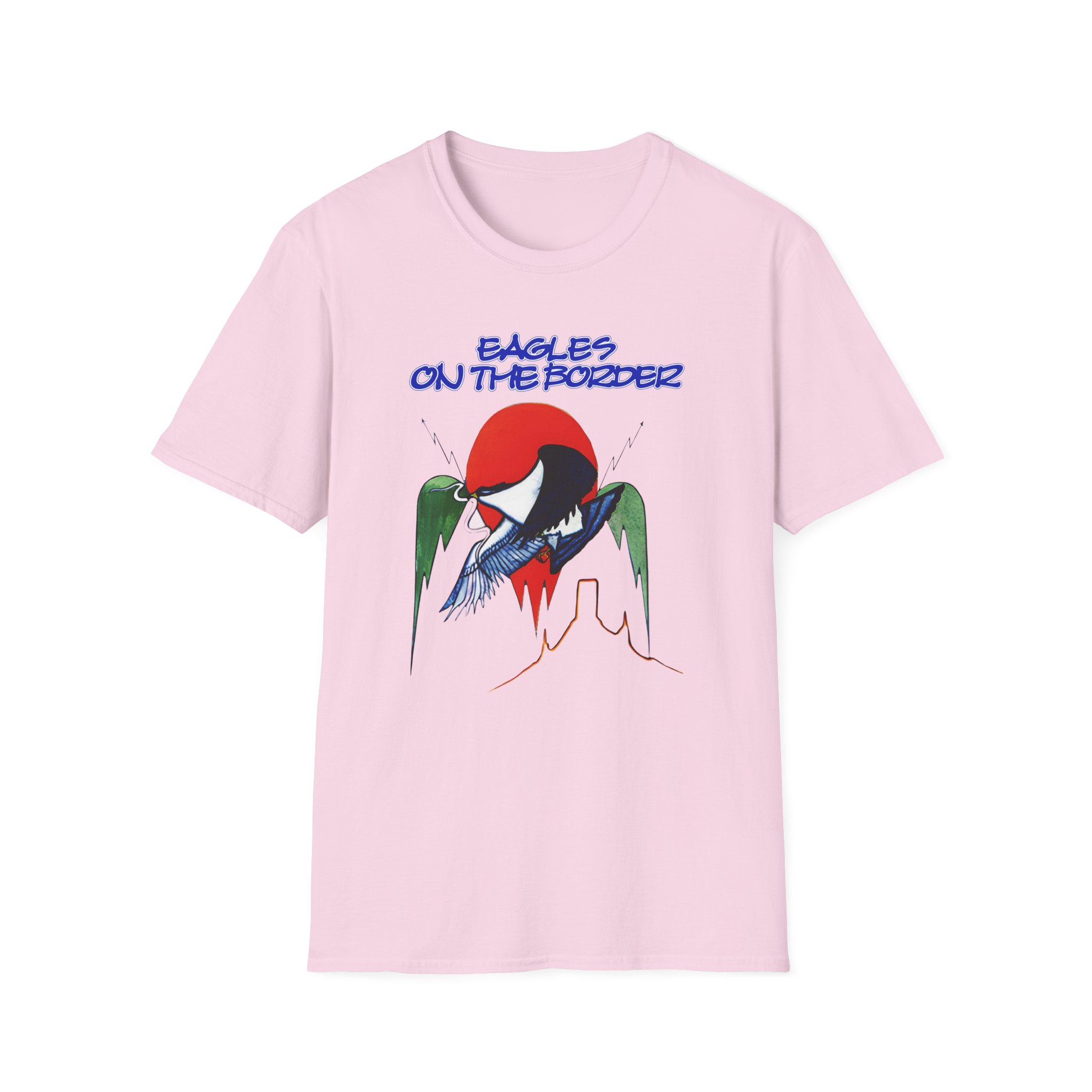 The Eagles on the Border Unisex Softstyle T-Shirt - Image 13