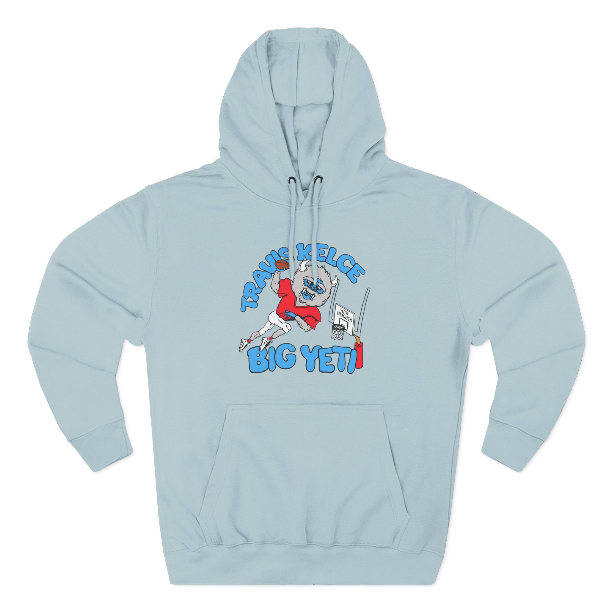 New Heights Travis Kelce Big Yeti Three-Panel Fleece Hoodie - Image 9