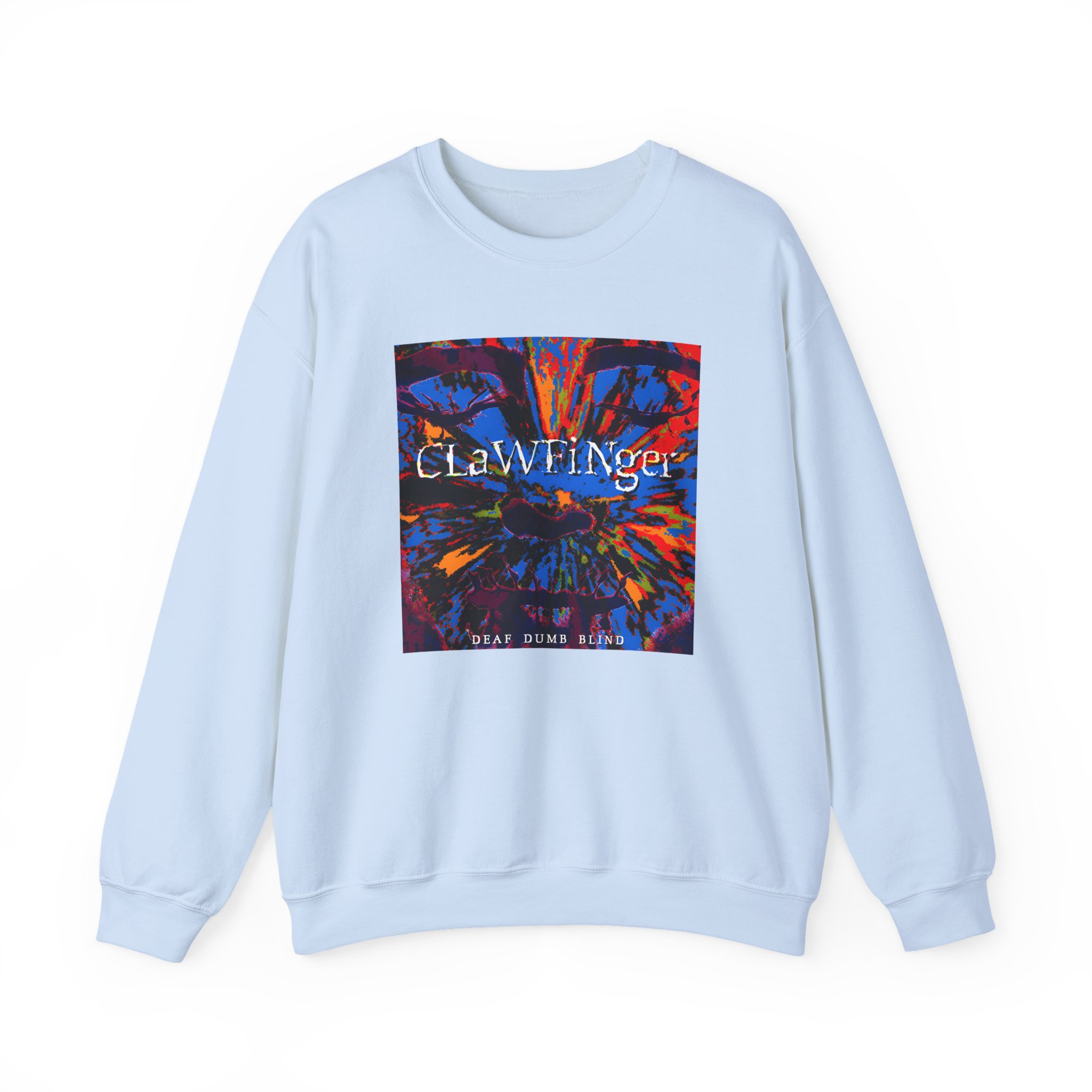 Clawfinger Deaf Dumb Blind 2 Album Cover Unisex Heavy Blend™ Crewneck Sweatshirt - Image 7
