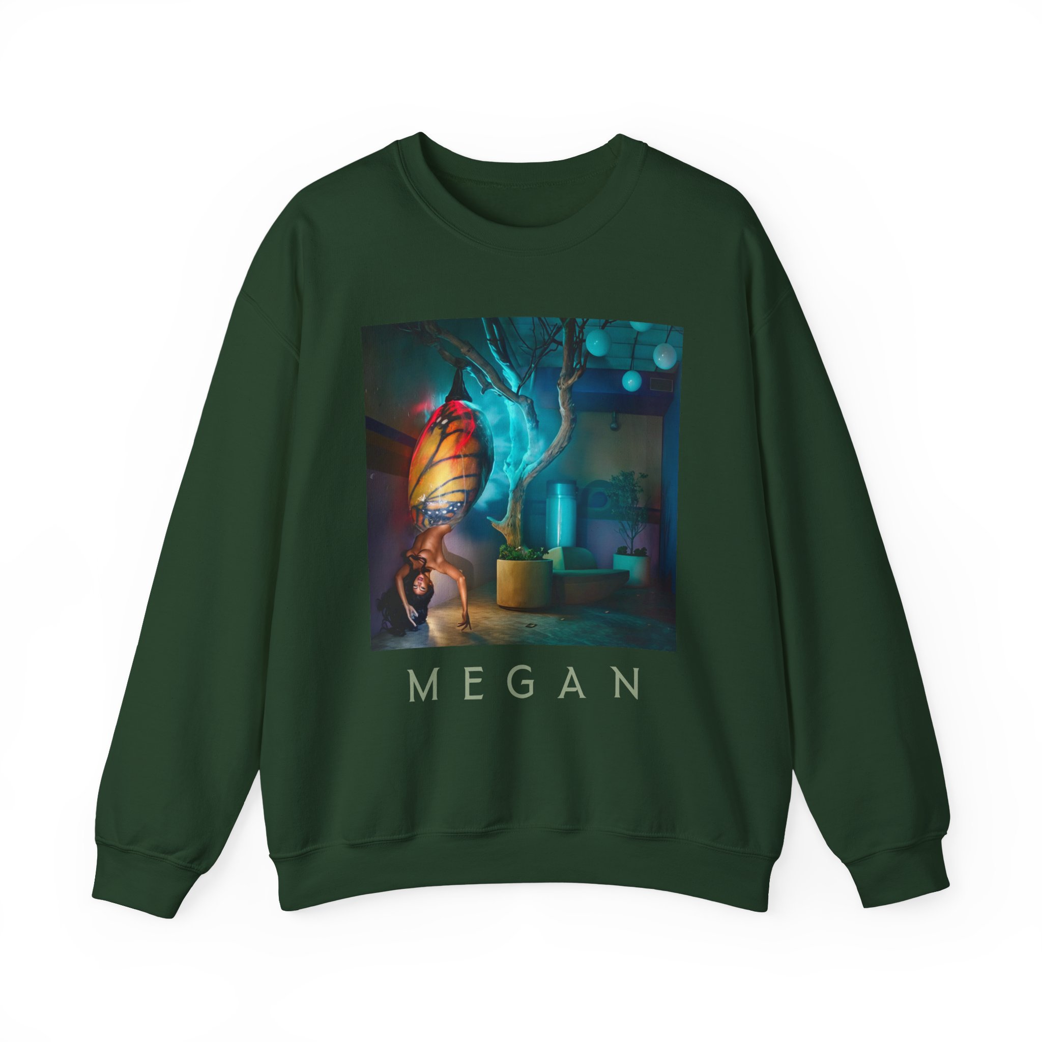 Megan Thee Stallion Butterfly Unisex Heavy Blend™ Crewneck Sweatshirt - Image 13