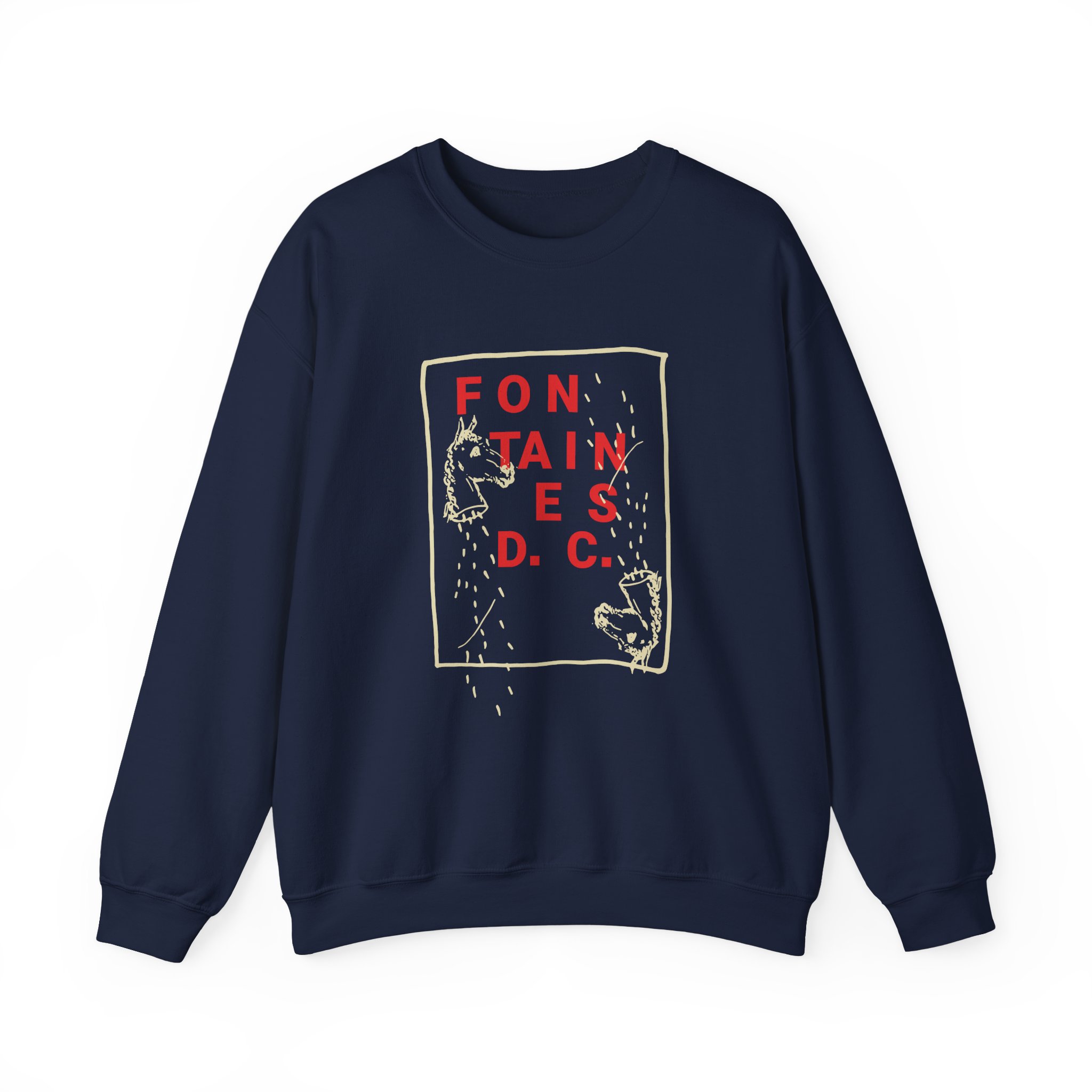 Fontaines Horse Head Unisex Heavy Blend™ Crewneck Sweatshirt - Image 17