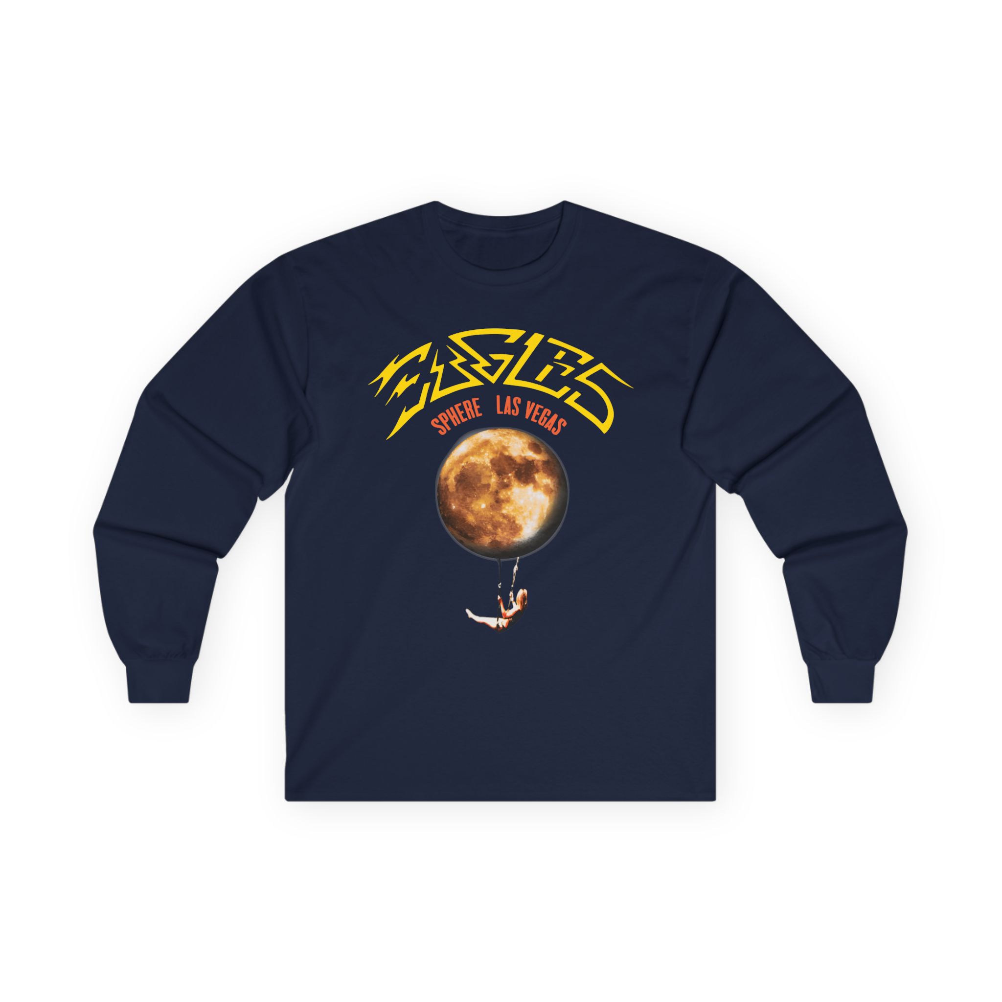 The Eagles Sphere Moon Trapeze Unisex Ultra Cotton Long Sleeve Tee - Image 11