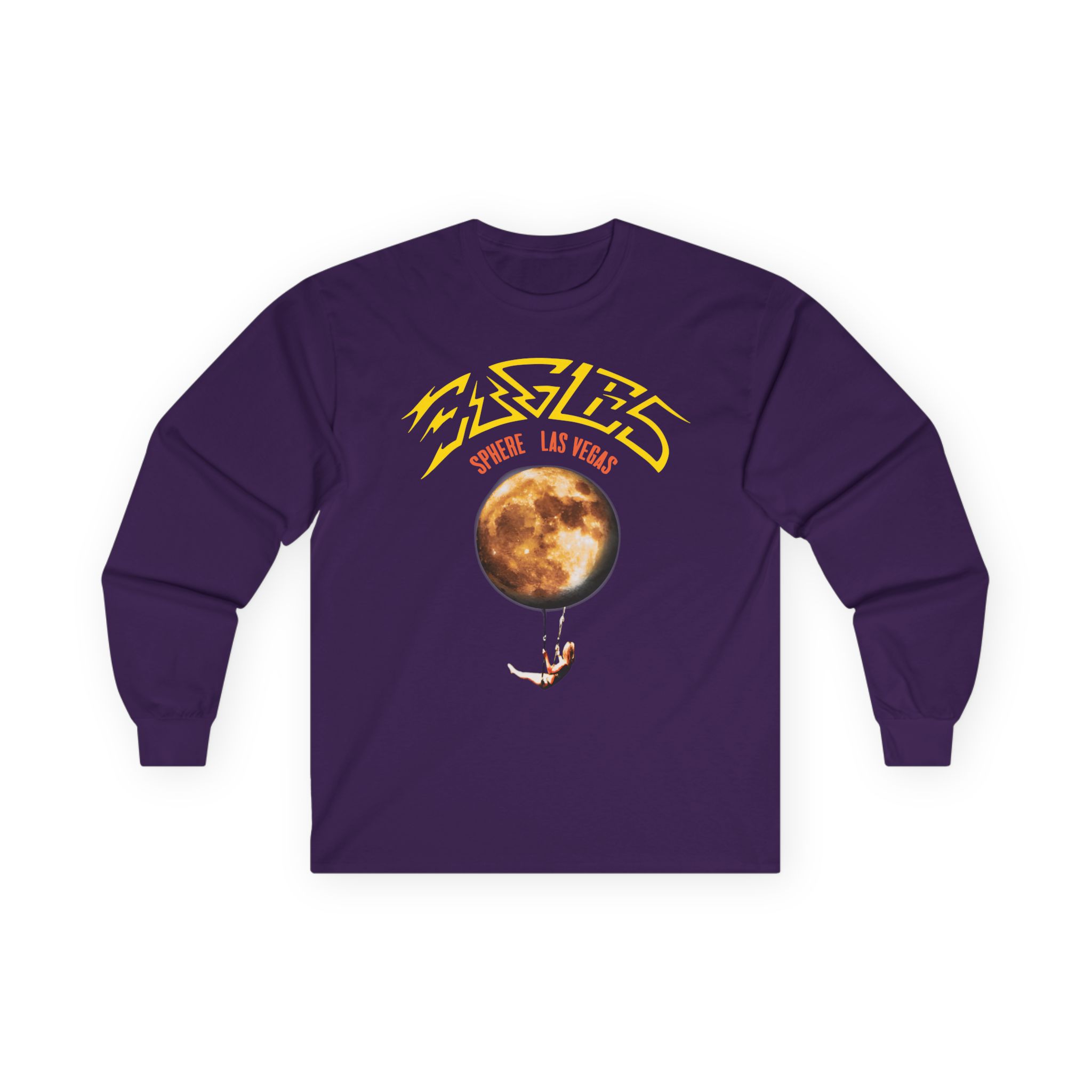 The Eagles Sphere Moon Trapeze Unisex Ultra Cotton Long Sleeve Tee - Image 13