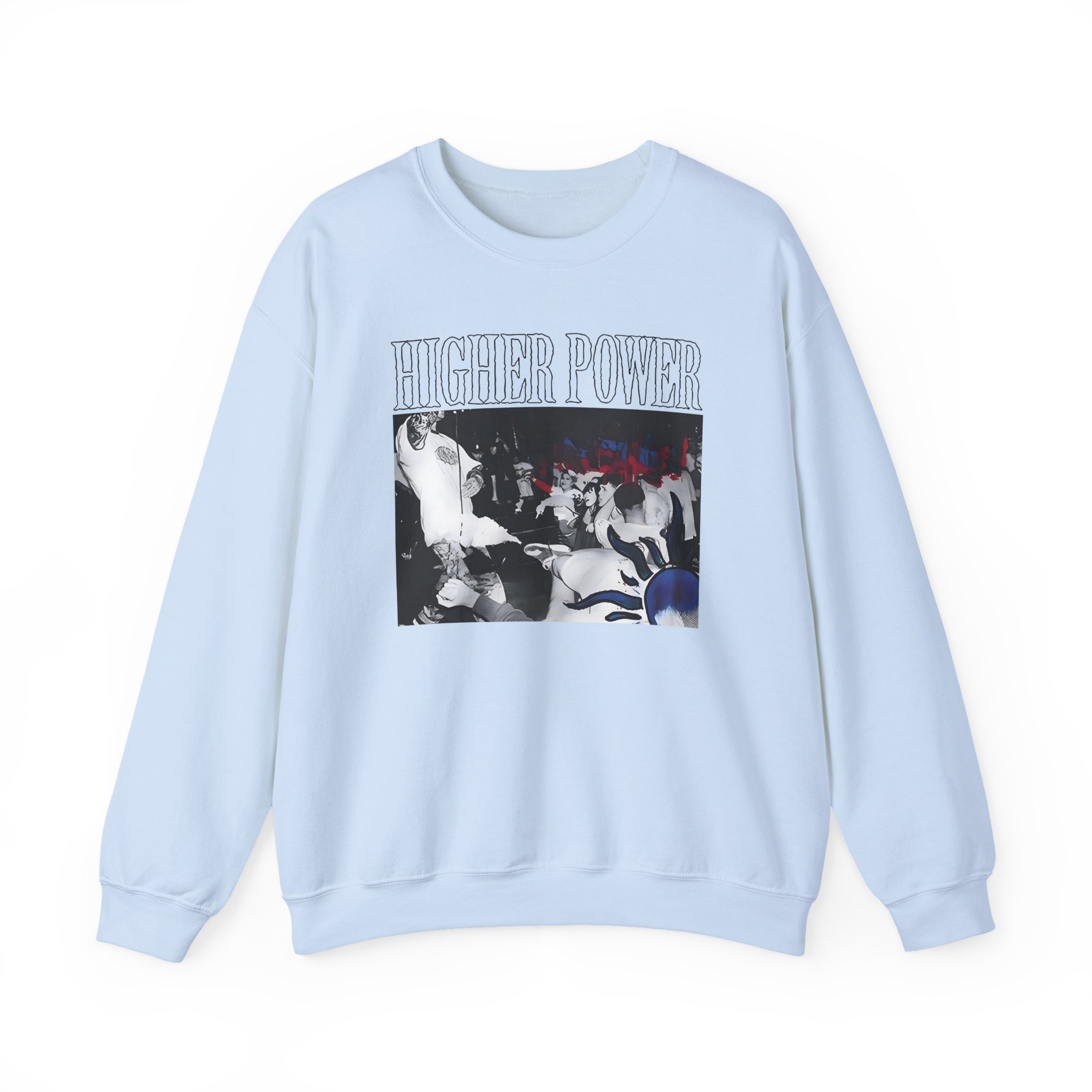 Higher Power Painted Photo Unisex Heavy Blend™ Crewneck Sweatshirt - Image 7