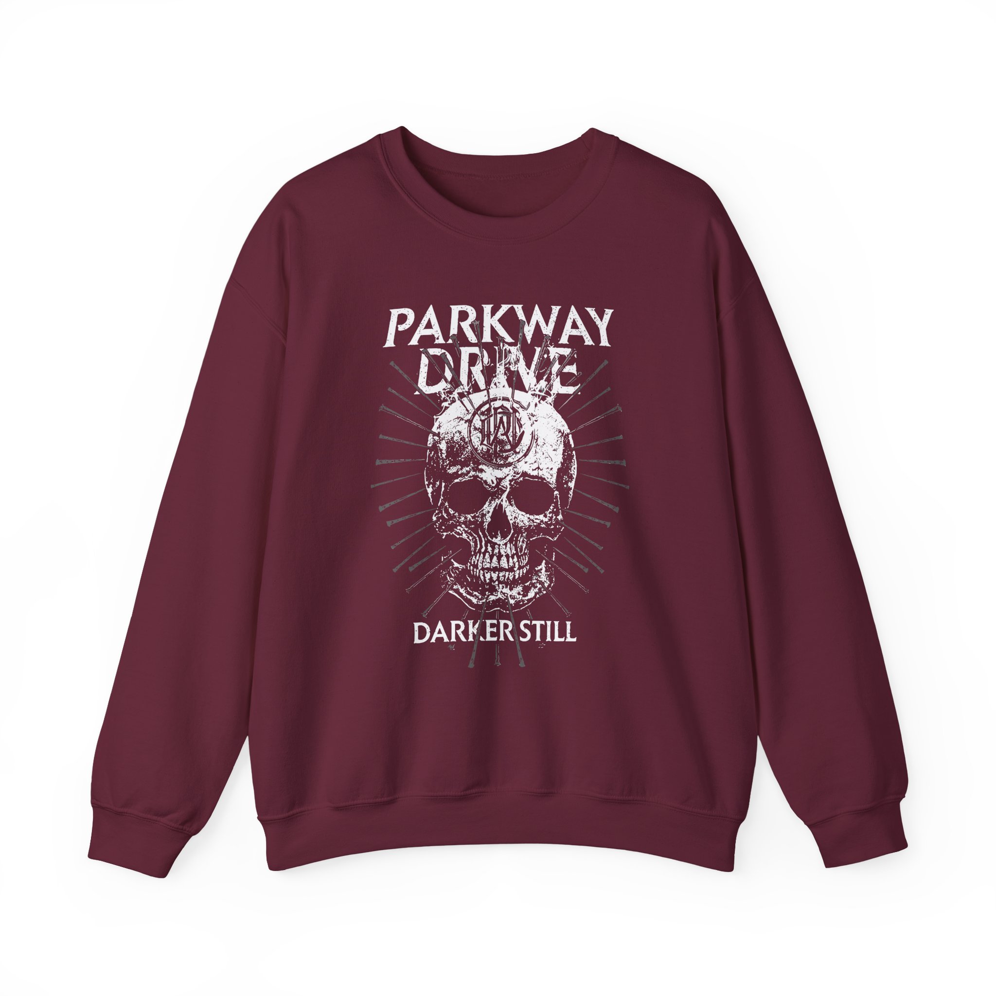Parkway Drive Smoke Skull Unisex Heavy Blend™ Crewneck Sweatshirt - Image 3