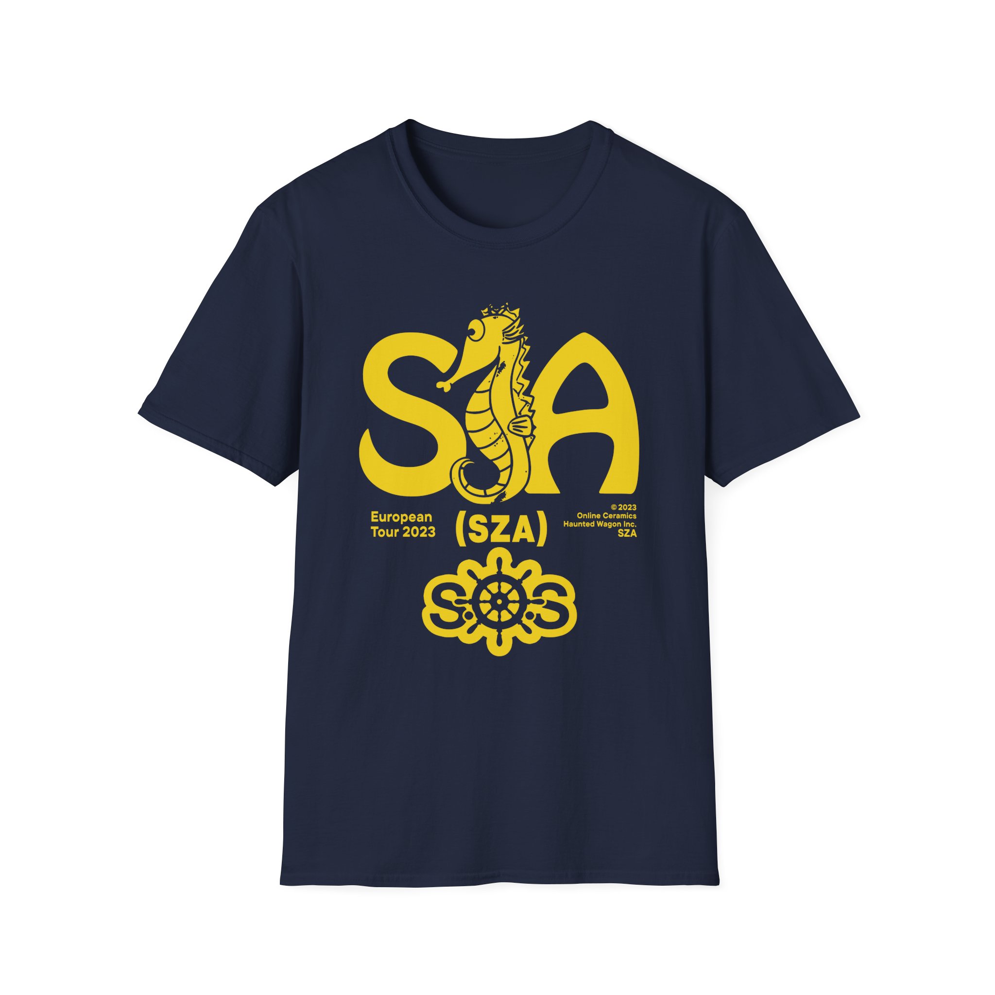 Sza Seahouse Tour Unisex Softstyle T-Shirt - Image 19