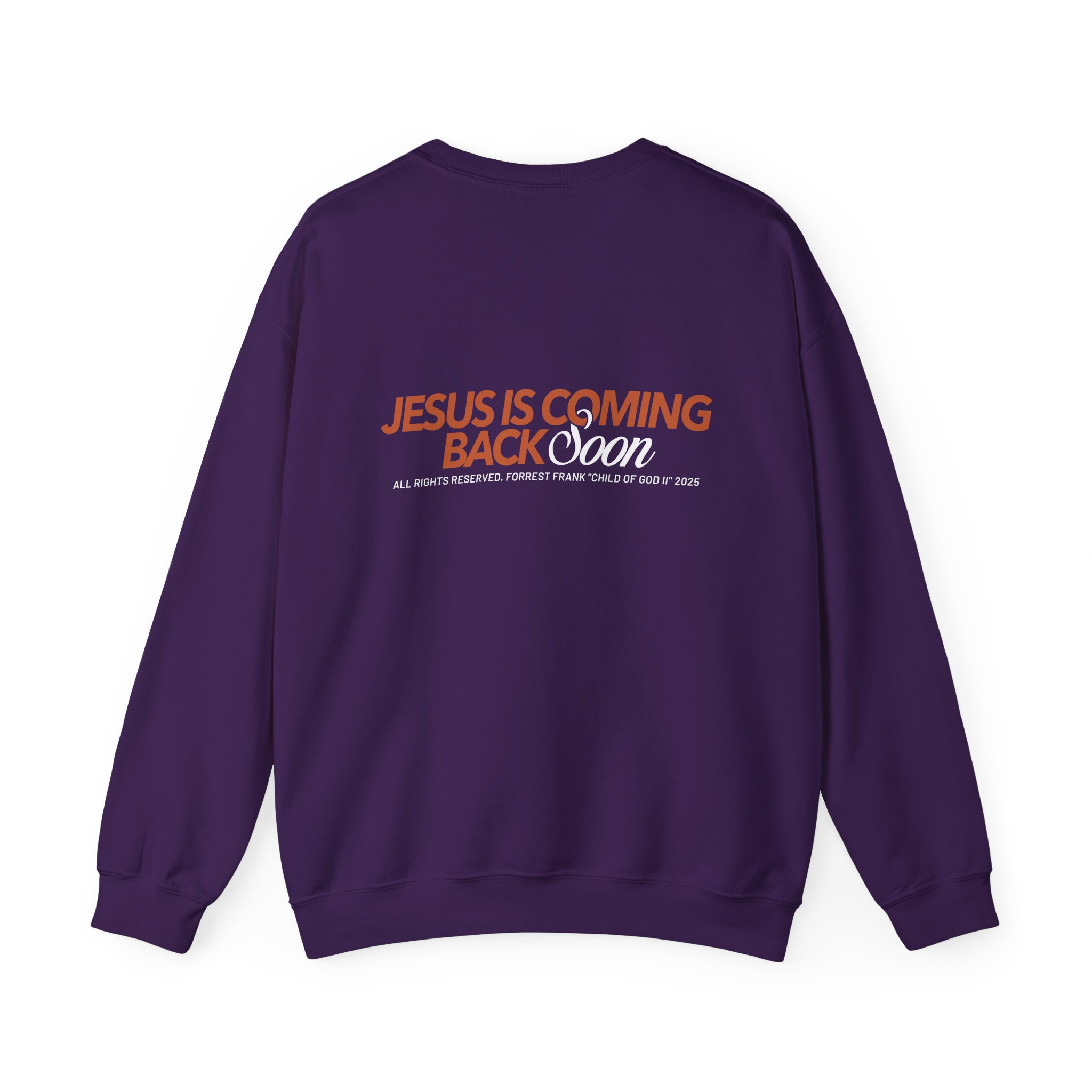 Forrest Frank Jesus is Coming Back Soon Unisex Heavy Blend™ Crewneck Sweatshirt - Image 16