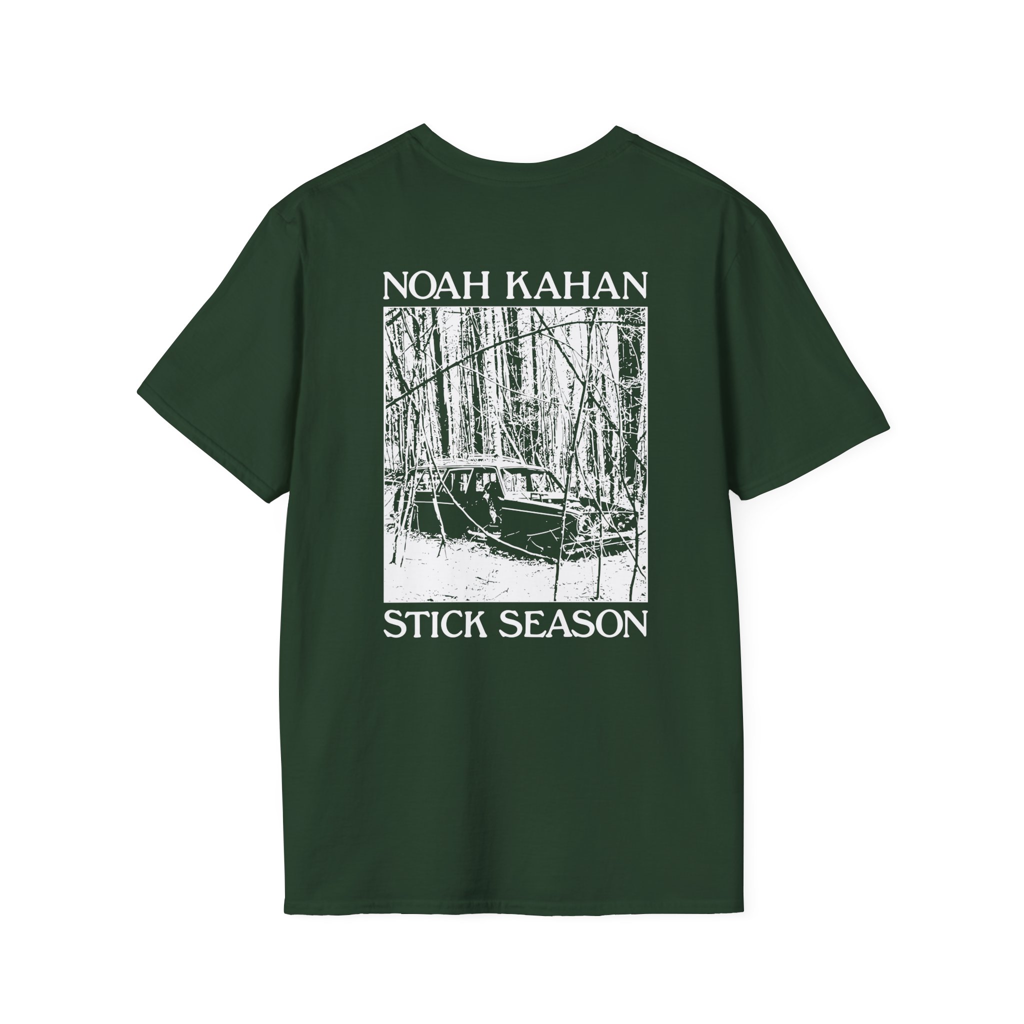 Noah Kahan Stick Season Blue Spruce Unisex Softstyle T-Shirt - Image 8