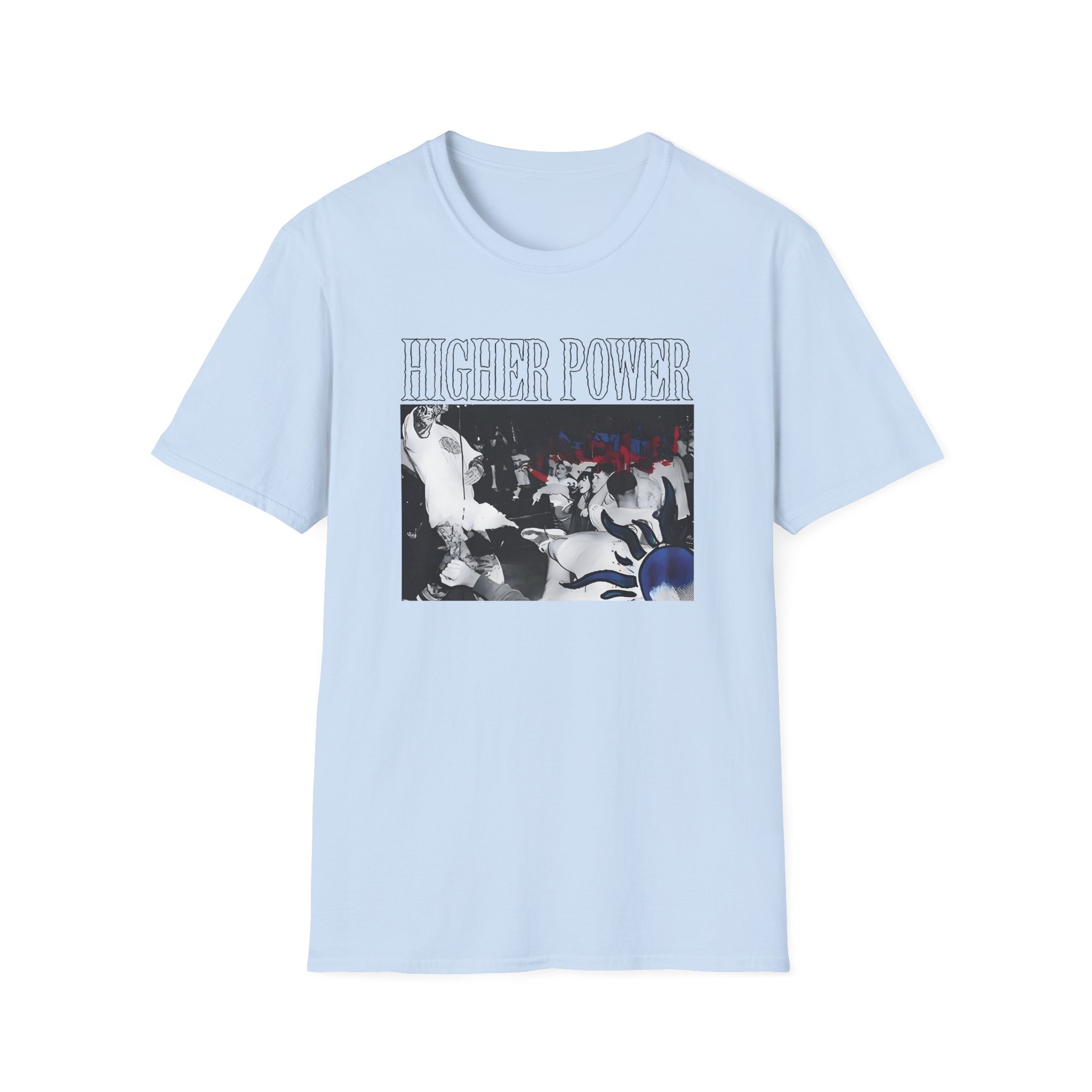 Higher Power Painted Photo Unisex Softstyle T-Shirt - Image 25