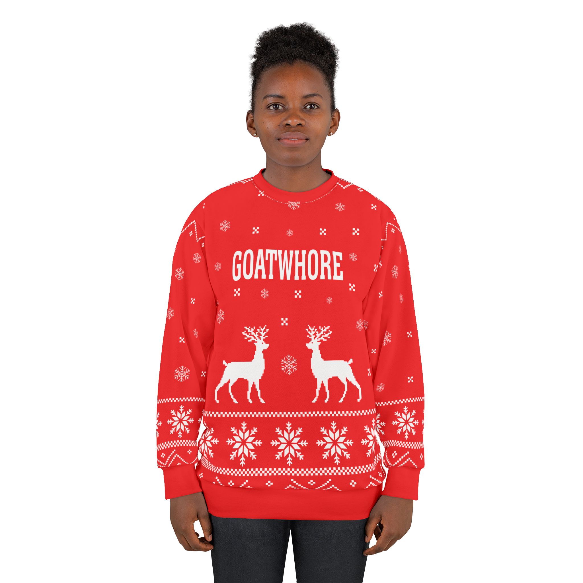 Goatwhore Unisex Sweatshirt (AOP) - Image 4