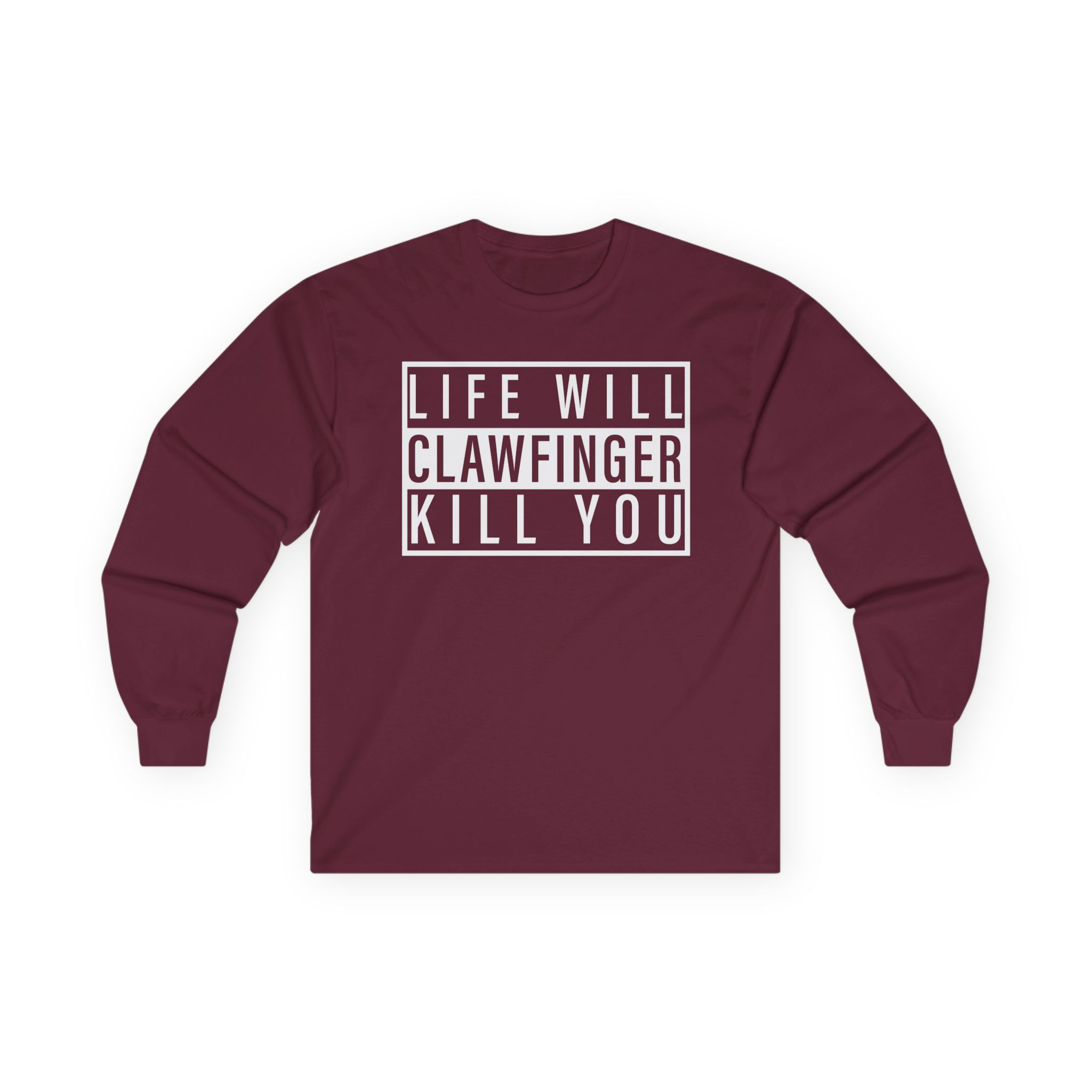 Clawfinger Life Will Kill You Unisex Ultra Cotton Long Sleeve Tee - Image 3