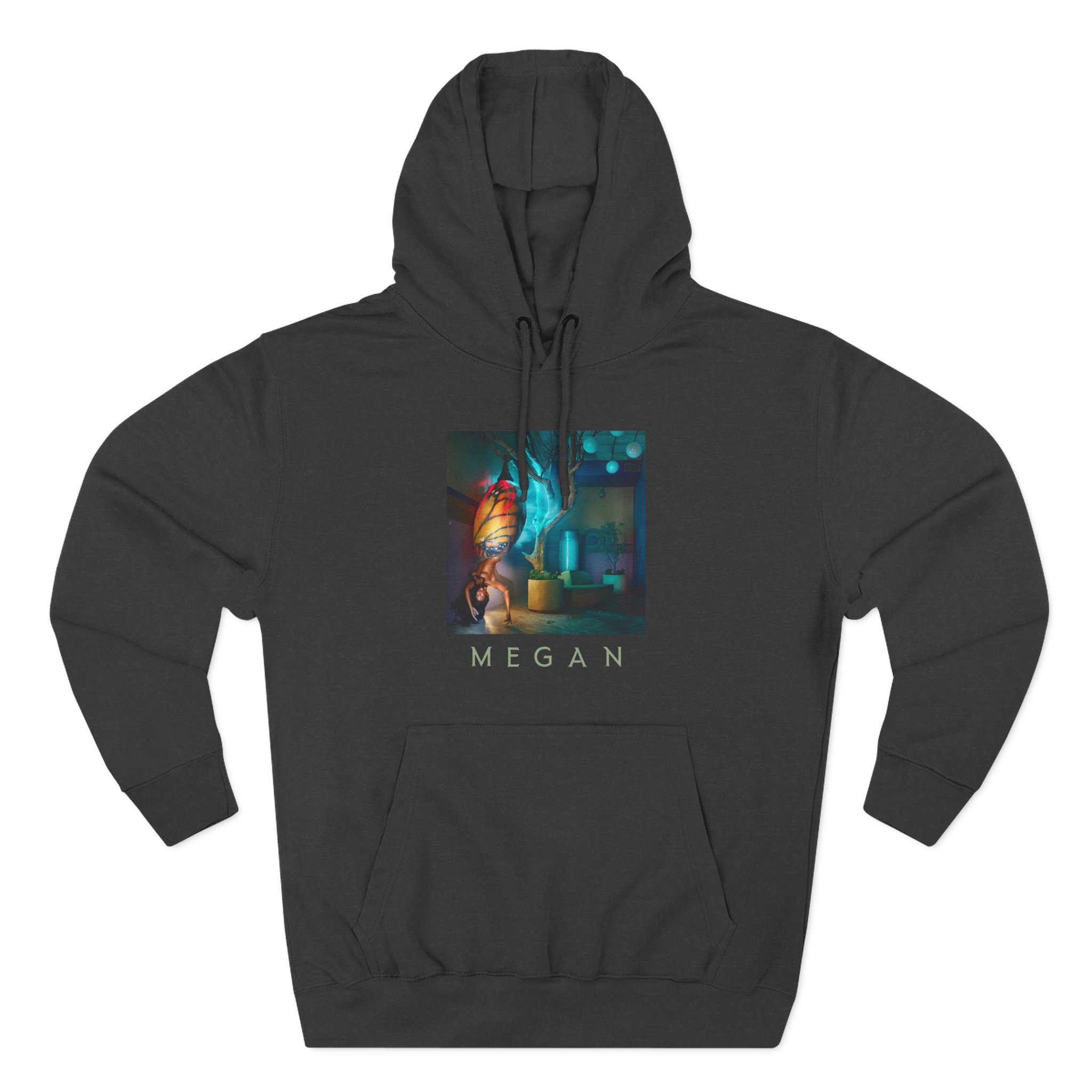 Megan Thee Stallion Butterfly Three-Panel Fleece Hoodie - Image 3
