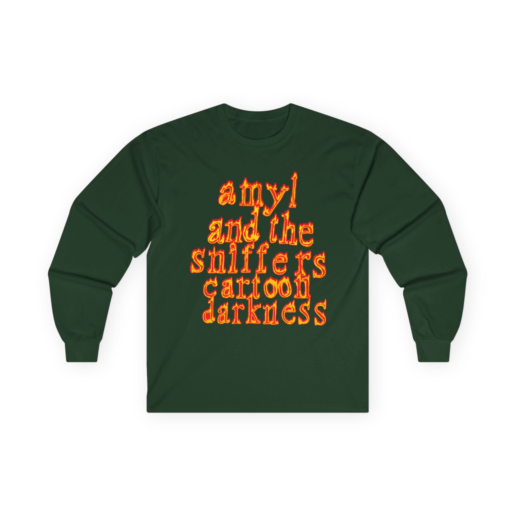 Amyl and the Sniffers Cartoon Darkness Unisex Ultra Cotton Long Sleeve Tee - Image 7