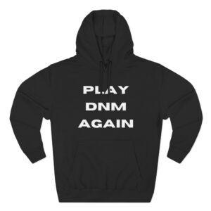 Mkgee’s “dnm” Three-Panel Fleece Hoodie