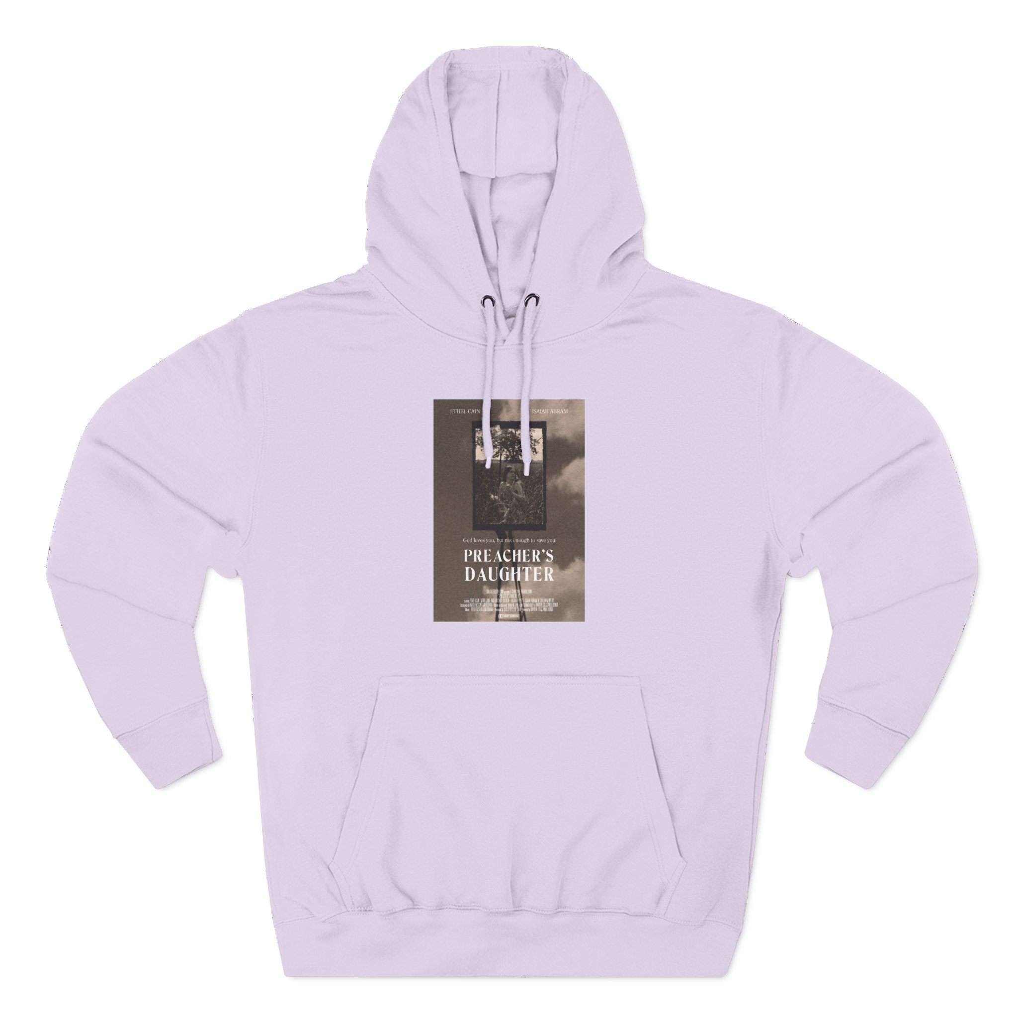 Ethel Cain Preacher's Daughter Movie Poster Three-Panel Fleece Hoodie - Image 19
